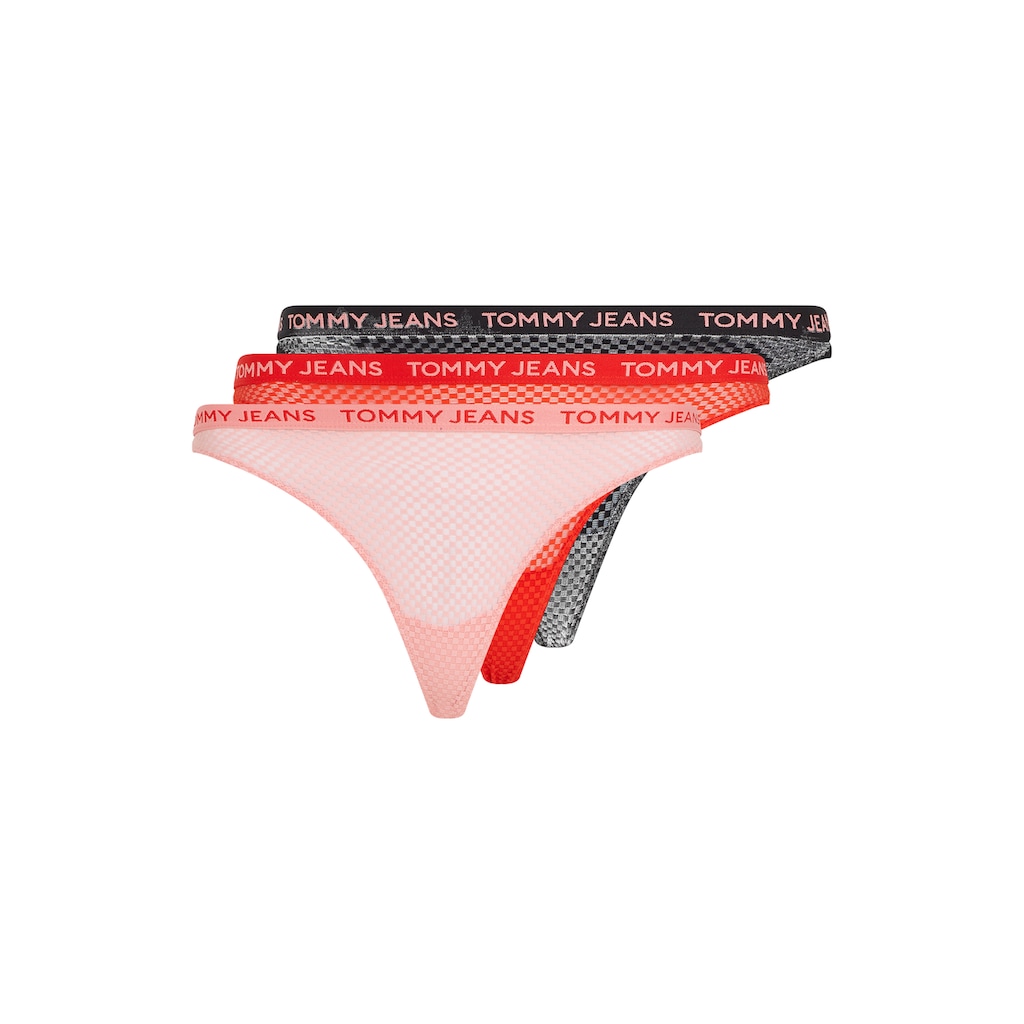 Tommy Hilfiger Underwear String »3P HR THONG LACE (EXT SIZES)«, (Packung, 3 St., 3er)