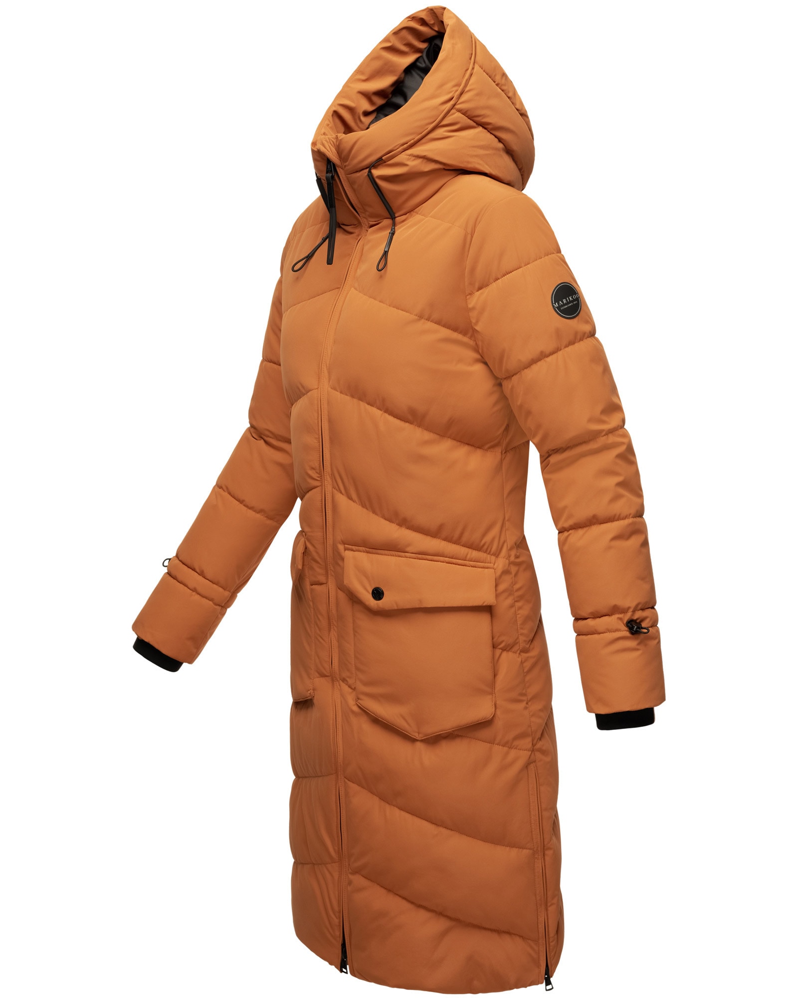Marikoo Winterjacke »Tomomii XVI«, warmer Winter Stepp Mantel mit Kapuze