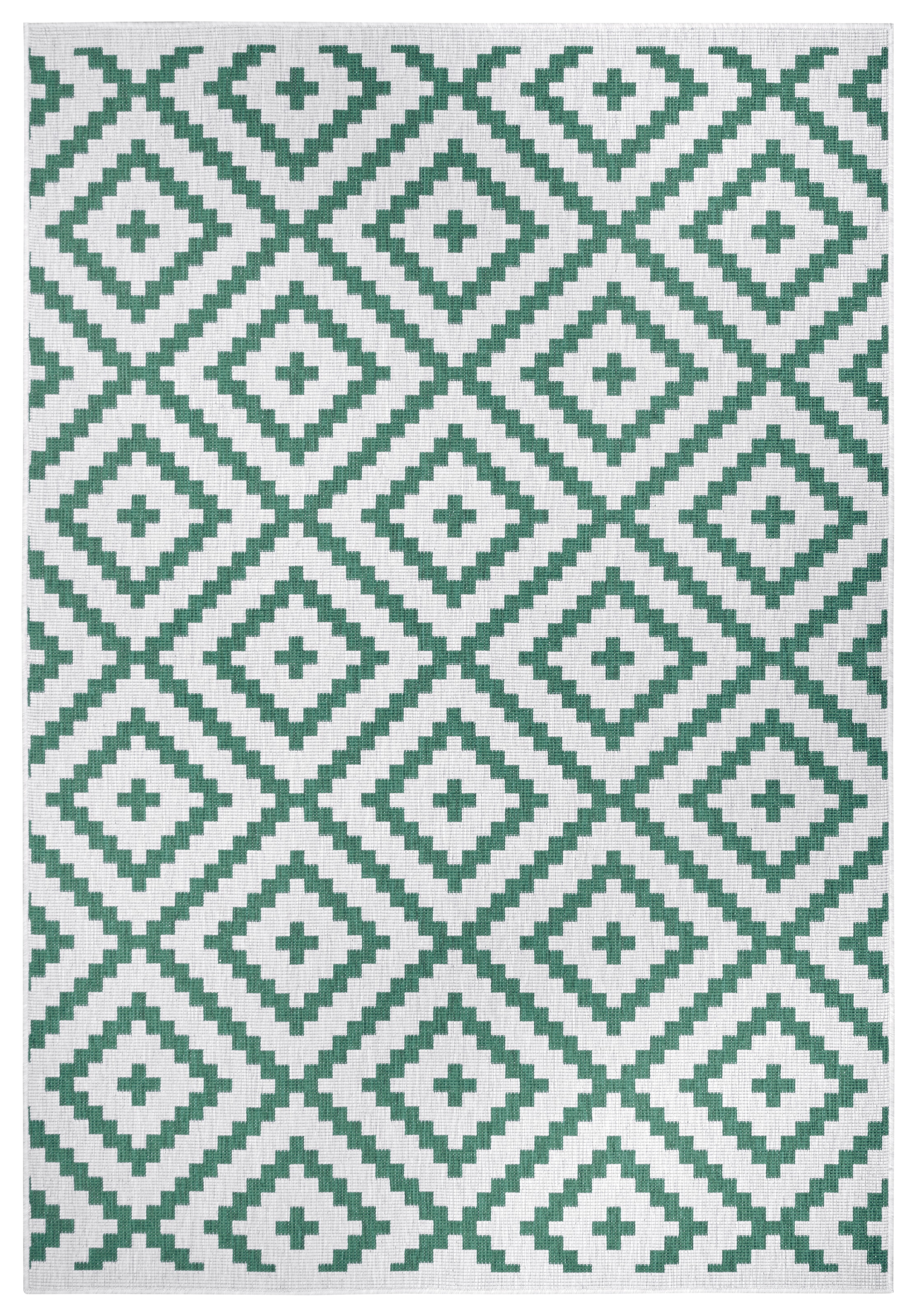 my home Teppich »Ronda Wendeteppich«, rechteckig, 5 mm Höhe, Sisal-Optik, Flachgewebe, In- und Outdoor, geometrisches Boho Design
