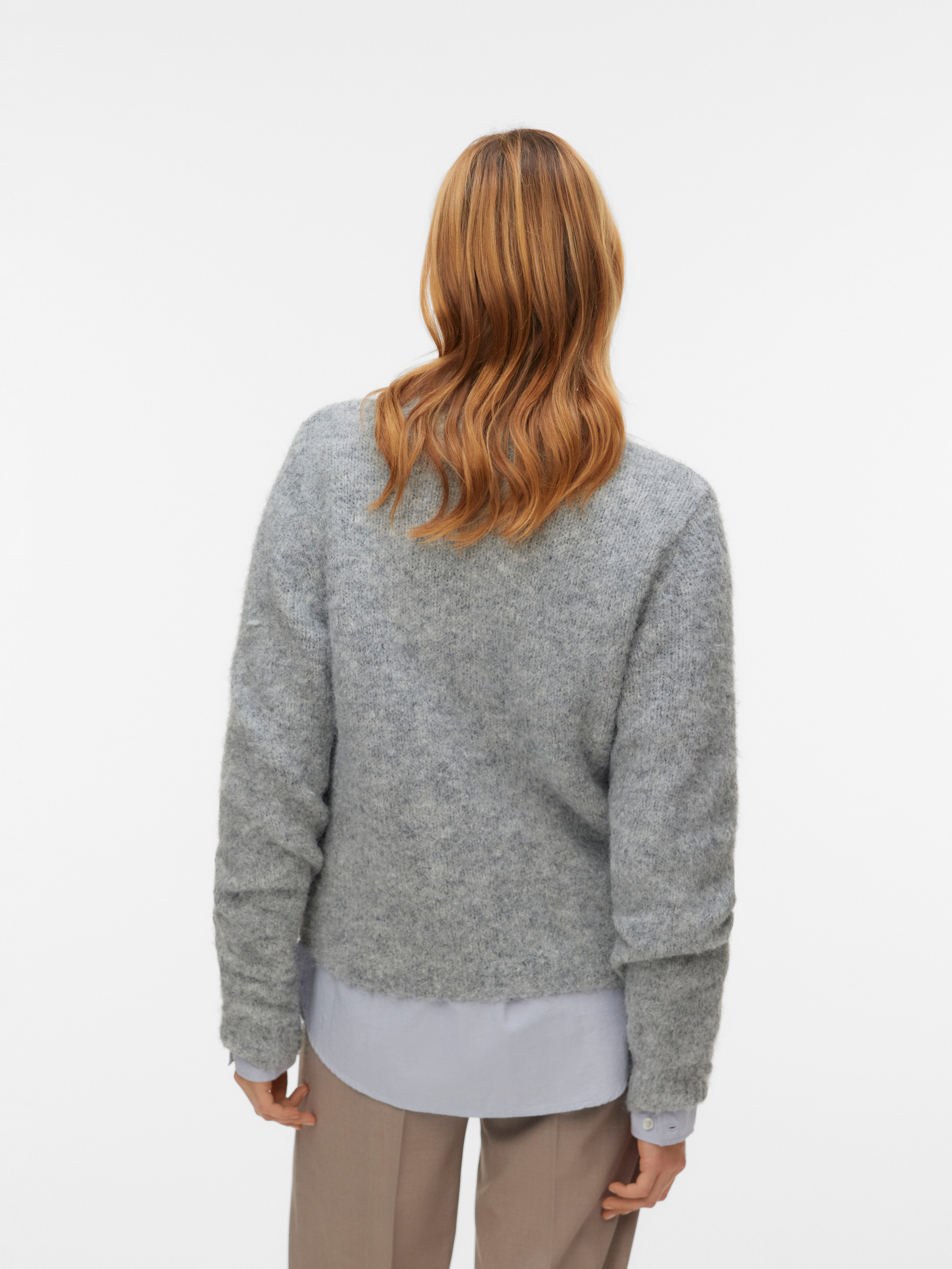 Vero Moda Strickpullover »VMNOVAH LS O-NECK PULLOVER GA NOOS«