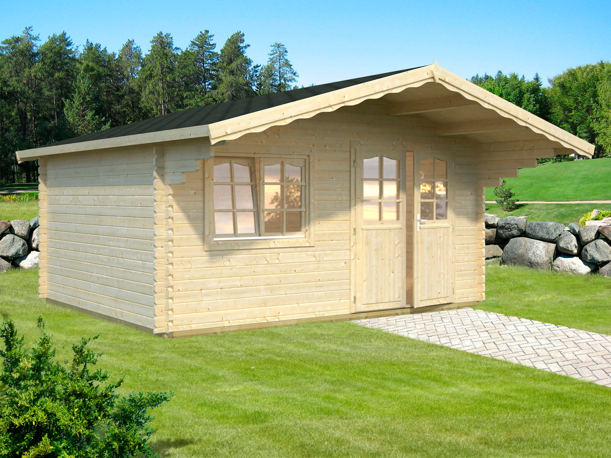 Palmako Gartenhaus "Sally", 15,5 qm günstig online kaufen