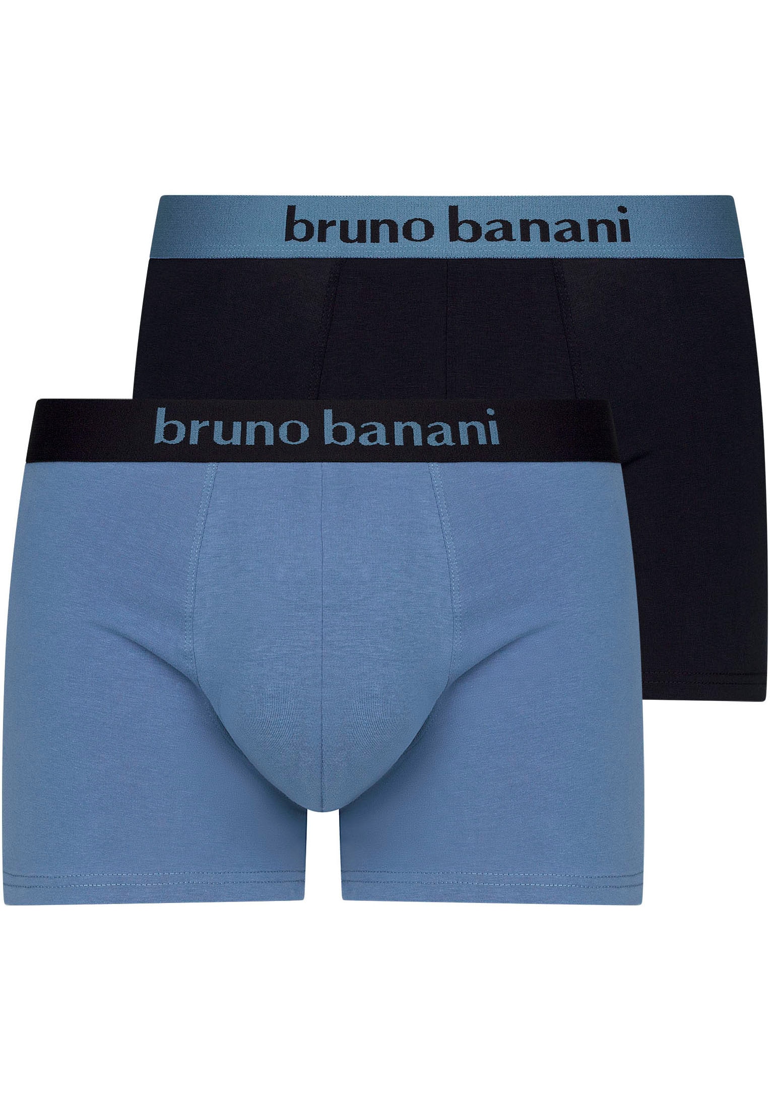 Bruno Banani Boxer "Flowing", (2er Pack), mit kontrastreichem Logobund günstig online kaufen