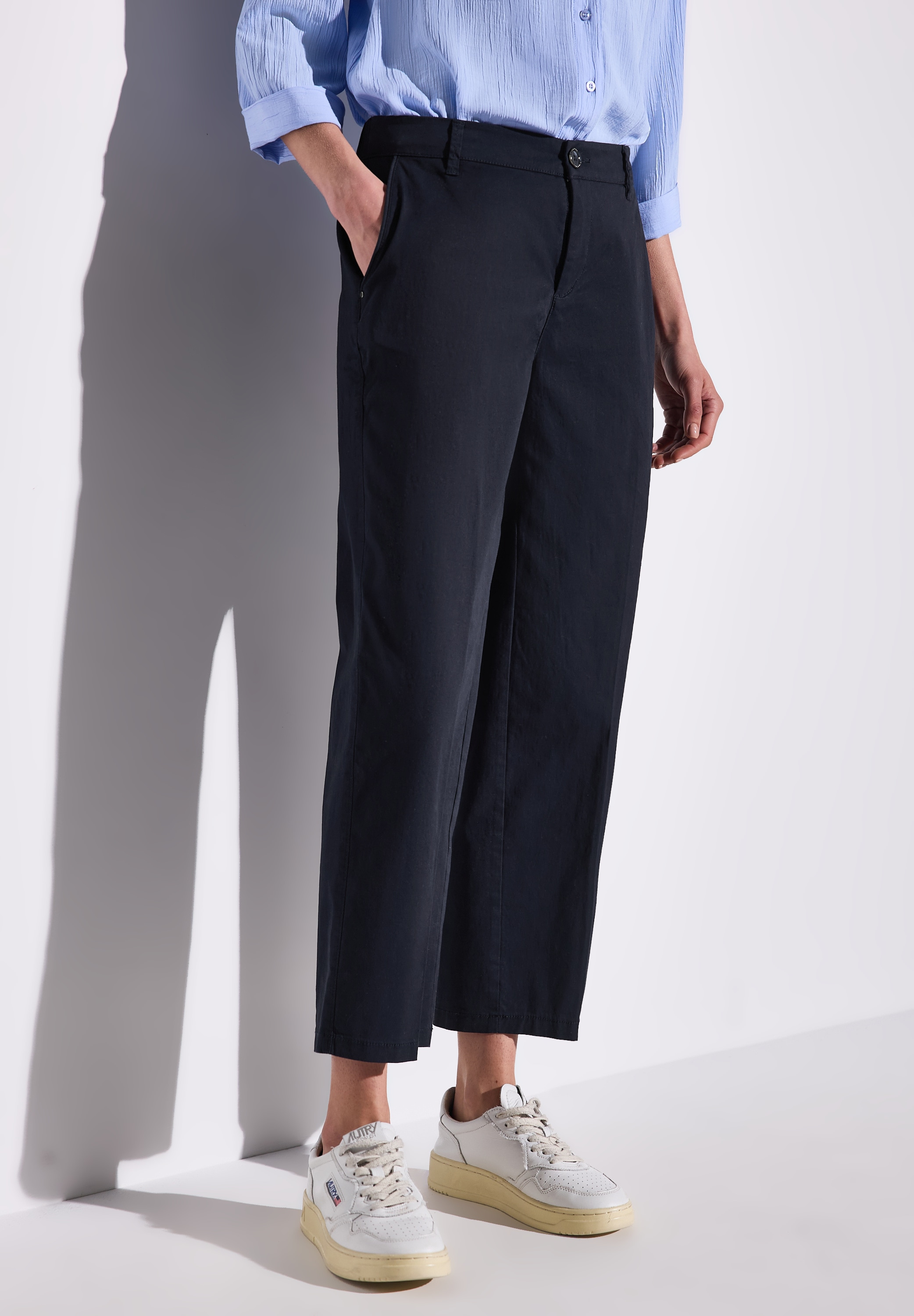 STREET ONE Chinohose, mit geradem Bein günstig online kaufen