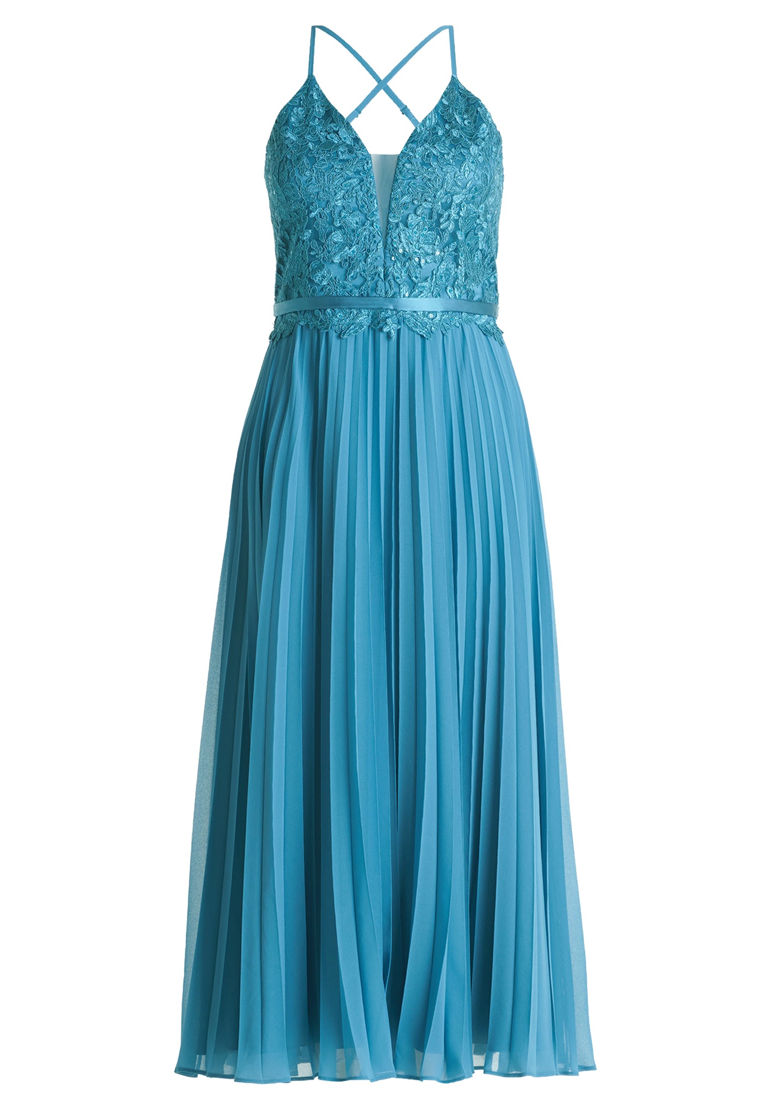 Vera Mont Abendkleid "Vera Mont Abendkleid mit Stickerei", Plissee günstig online kaufen