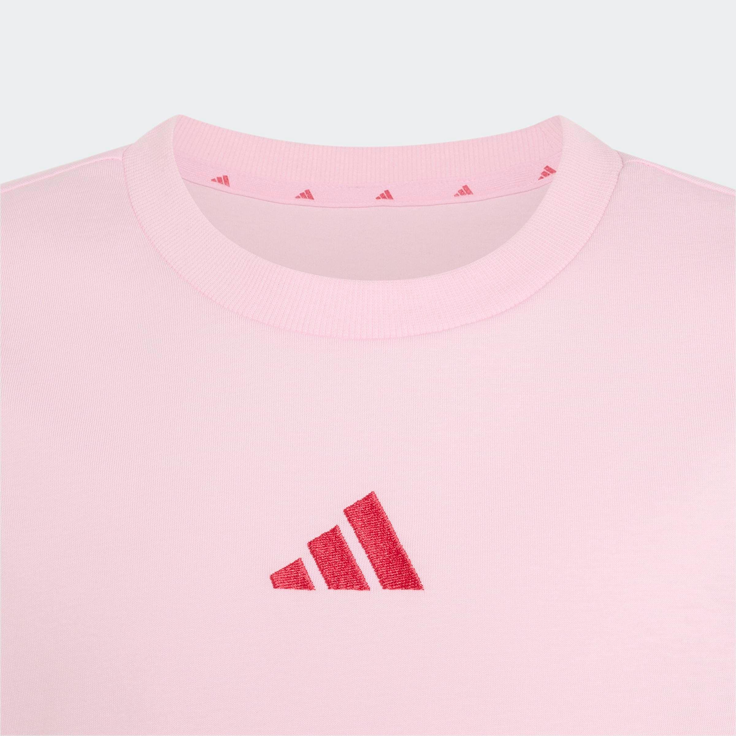 adidas Sportswear T-Shirt »ESSENTIALS KIDS« für Kinder, mit Rundhalsausschnitt, ohne Verschluss, aus Baumwolle