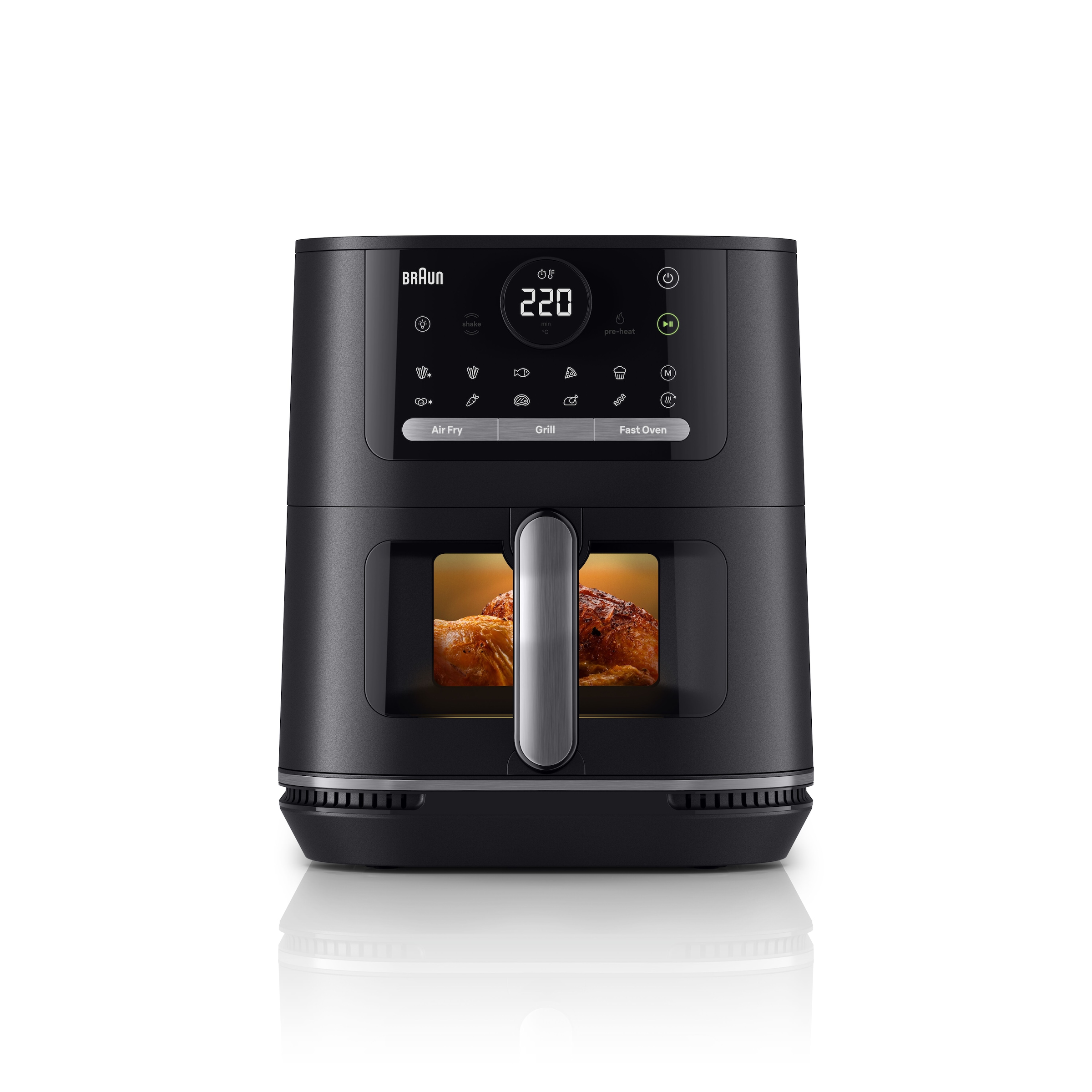 Braun Heißluftfritteuse "MultiFry HF 5073I BK" 2000 W 2.000 W, 20 Kochprogr günstig online kaufen