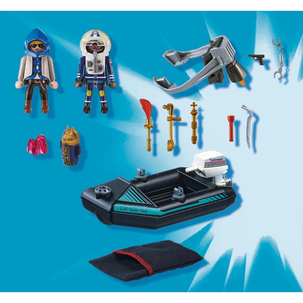 Playmobil® Konstruktions-Spielset »Polizei-Jetpack: Festnahme des Kunsträubers (70782), City Action«, (30 St.), Made in Germany