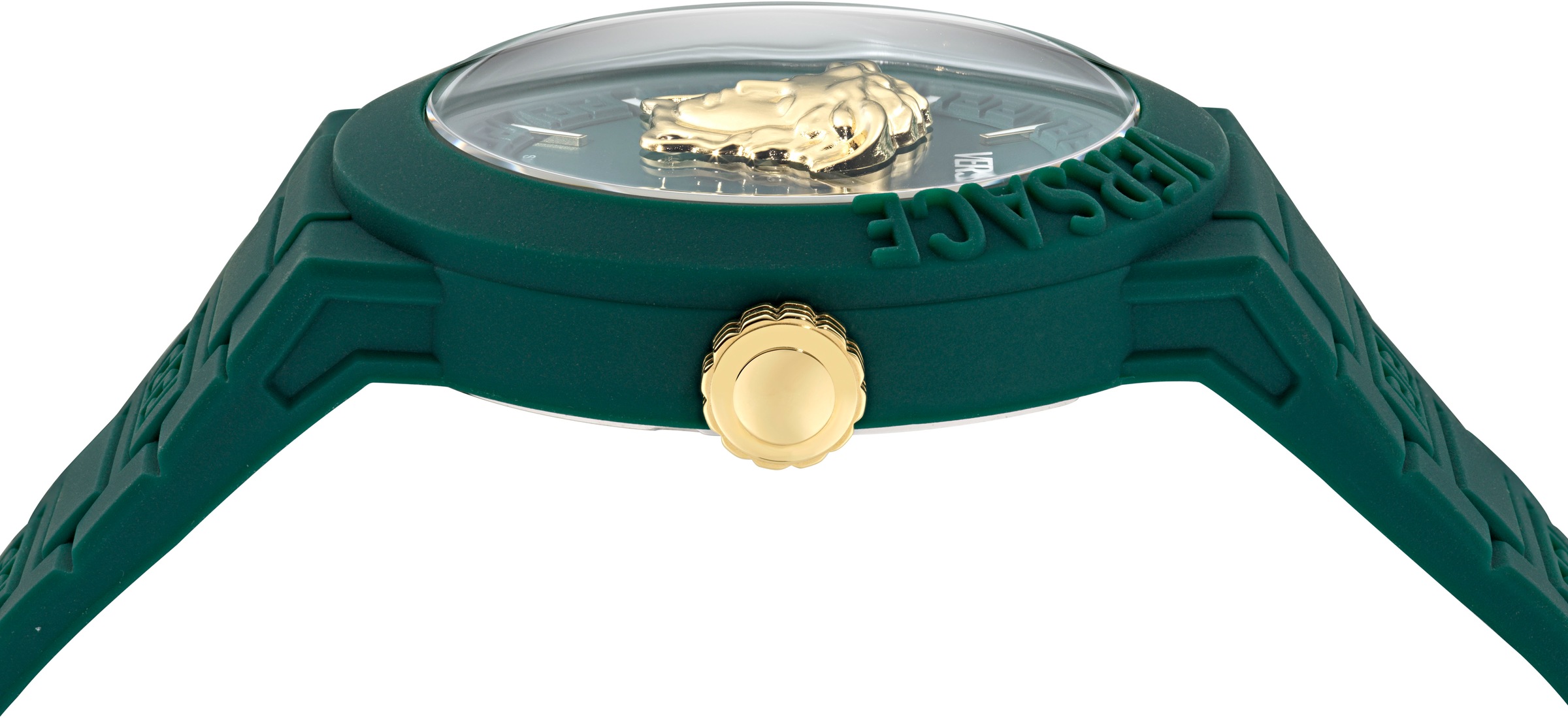 Versace Quarzuhr »V-POP GENTS«, Armbanduhr, Herrenuhr, Swiss Made, Silikonarmband, analog, Saphirglas