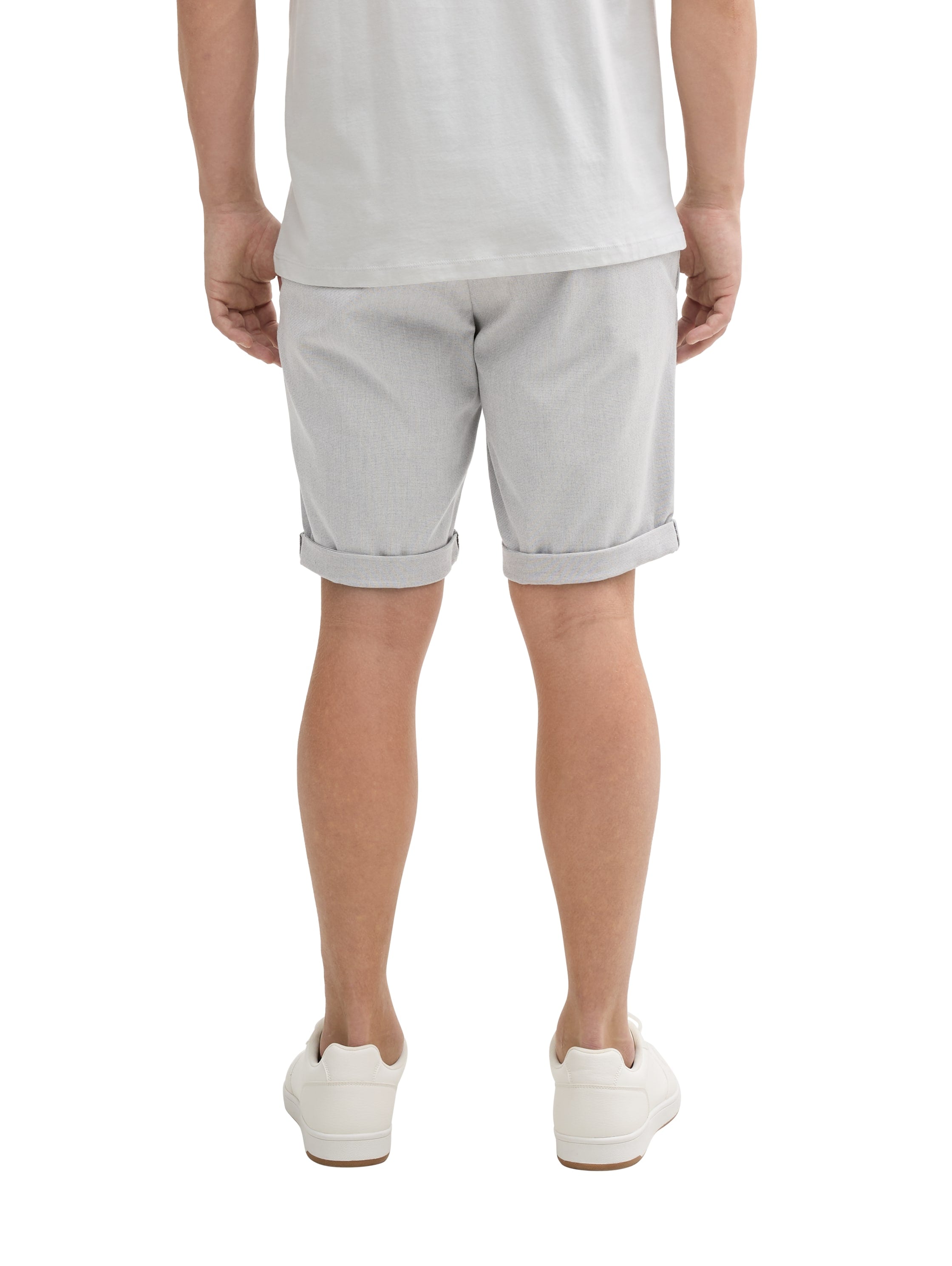 TOM TAILOR Denim Chinoshorts, (Packung), mit Gürtel