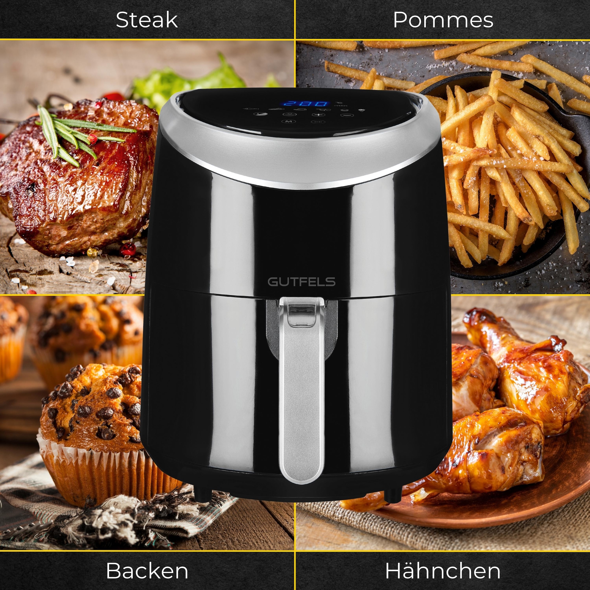 Gutfels Heißluftfritteuse »AIRFRY 3010«, 1300 W
