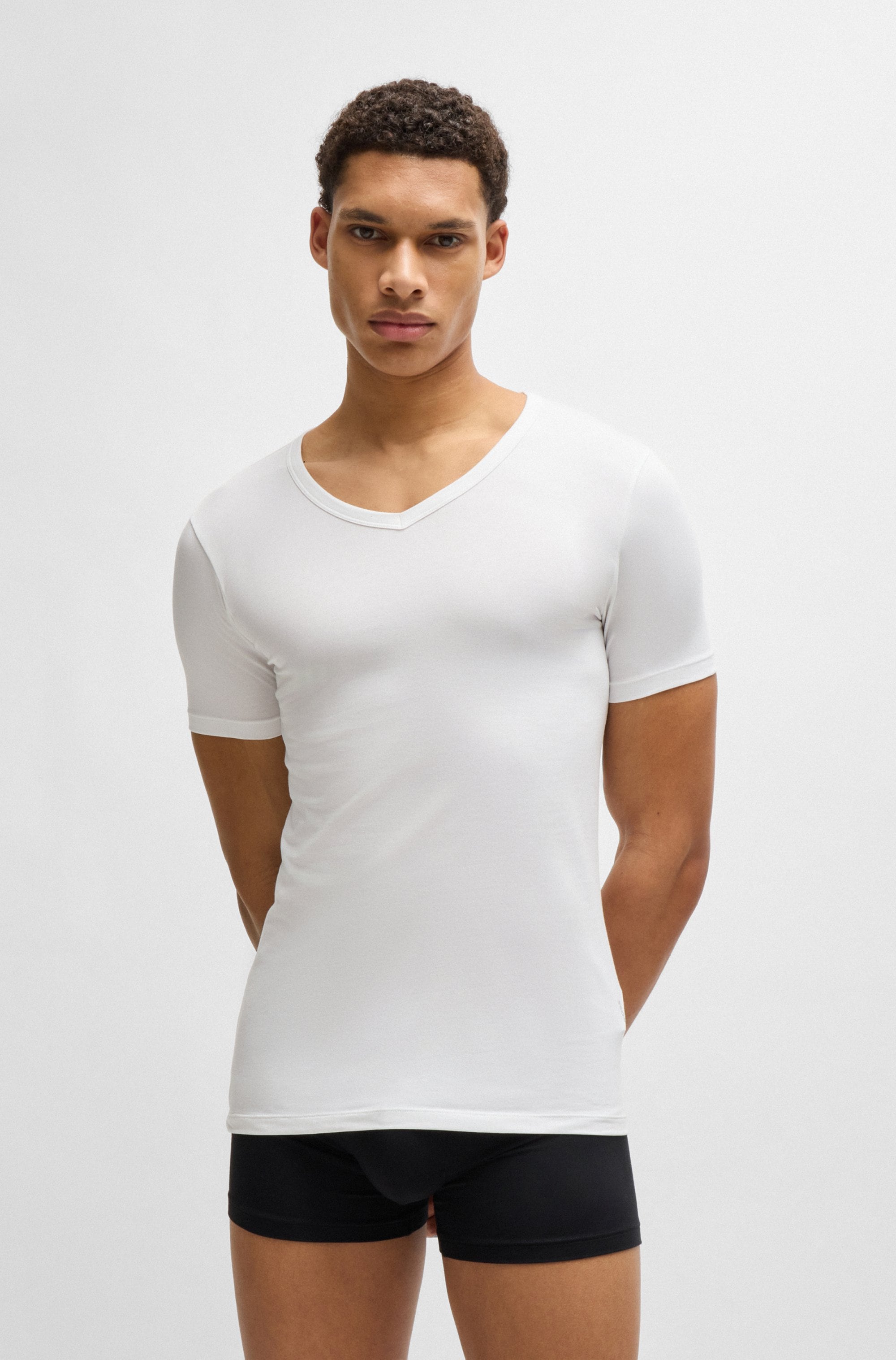 BOSS T-Shirt »TSHIRTVN 2P MODERN«, (Packung, 2 tlg., 2er)