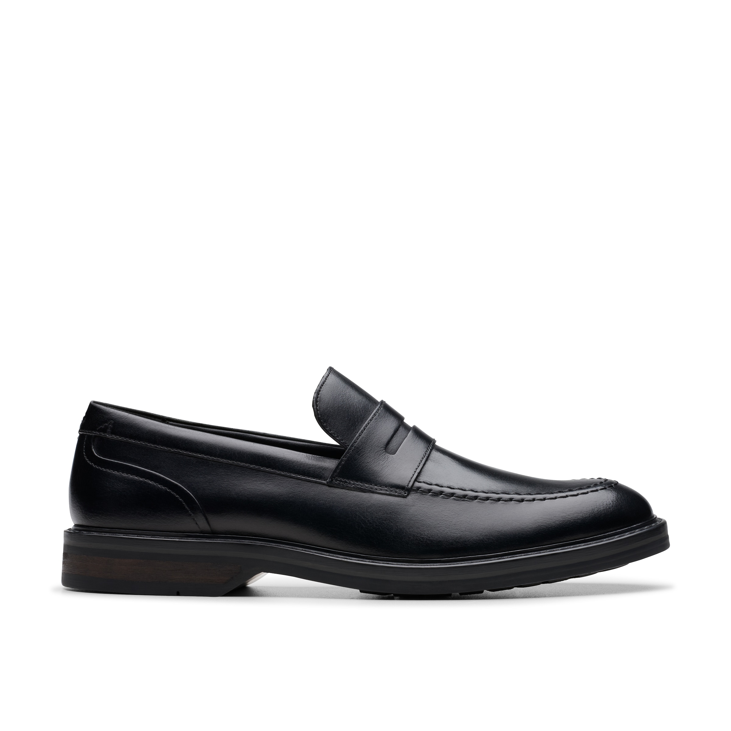 Clarks Loafer »Aldwin Step«, Slipper, Business Schuh, Anzugschuh mit Blockabsatz
