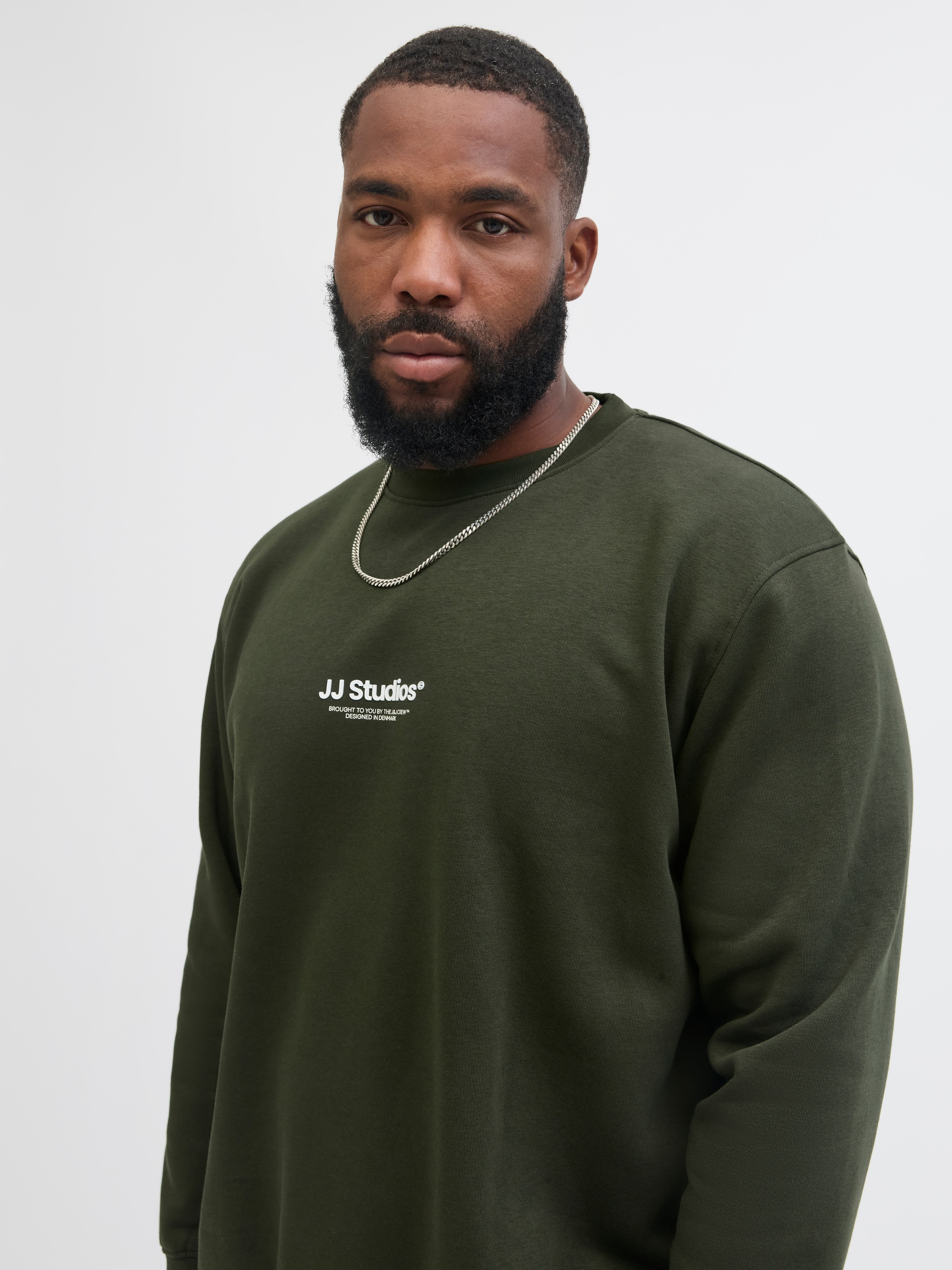 Jack & Jones PlusSize Sweatshirt "JJESOHO SWEAT CREW NECK NOOS PLS", mit Lo günstig online kaufen