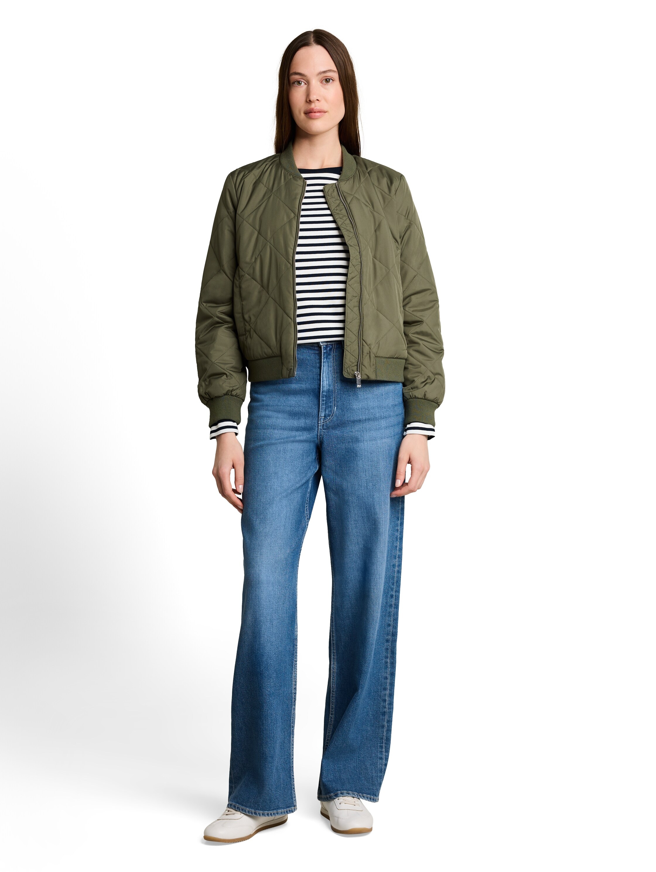 TOM TAILOR Denim Blouson ohne Kapuze mit Stehkragen und Reißverschluss