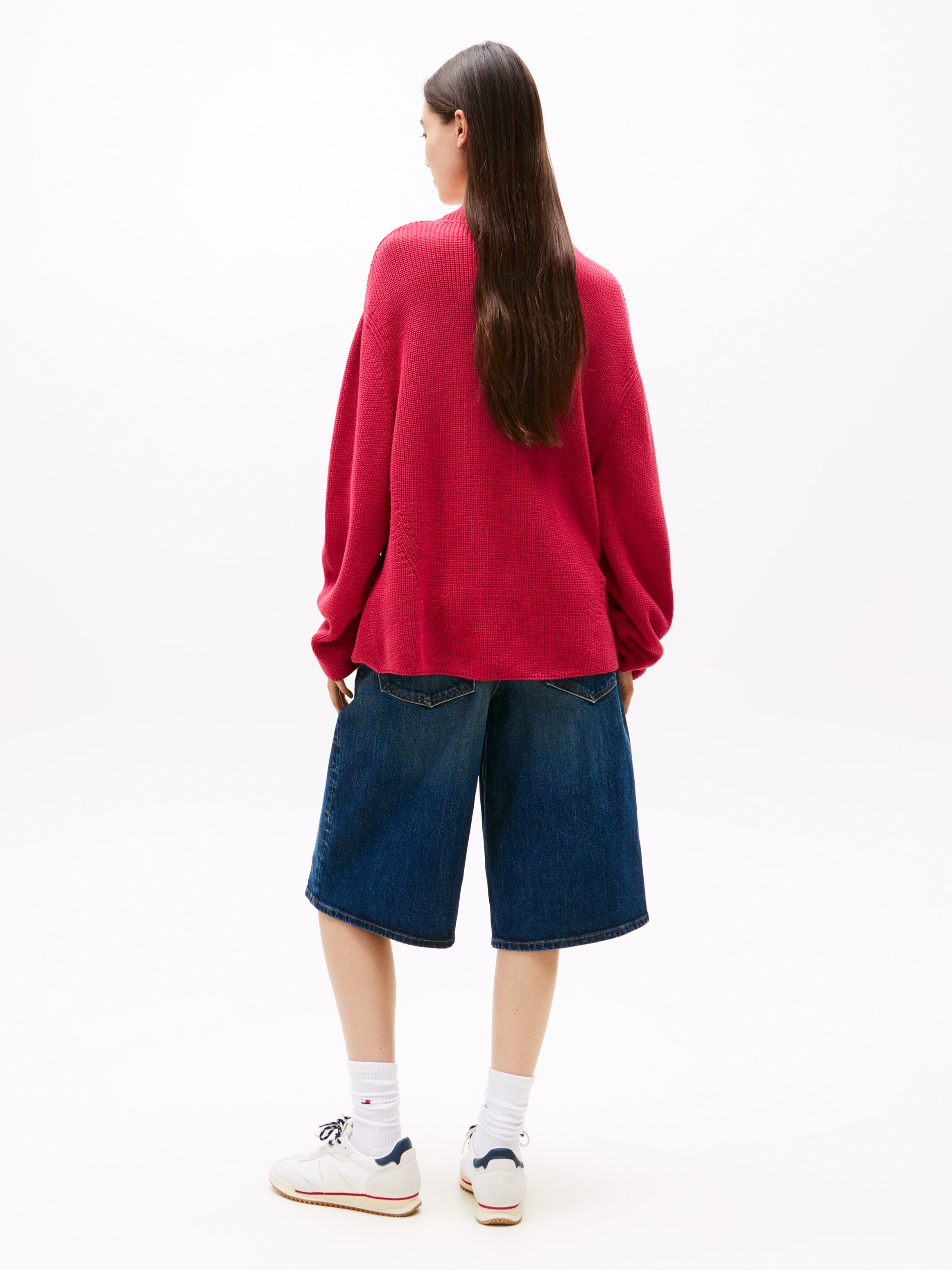 Tommy Jeans Stehkragenpullover »TJW MOCKNECK BADGE SWEATER«