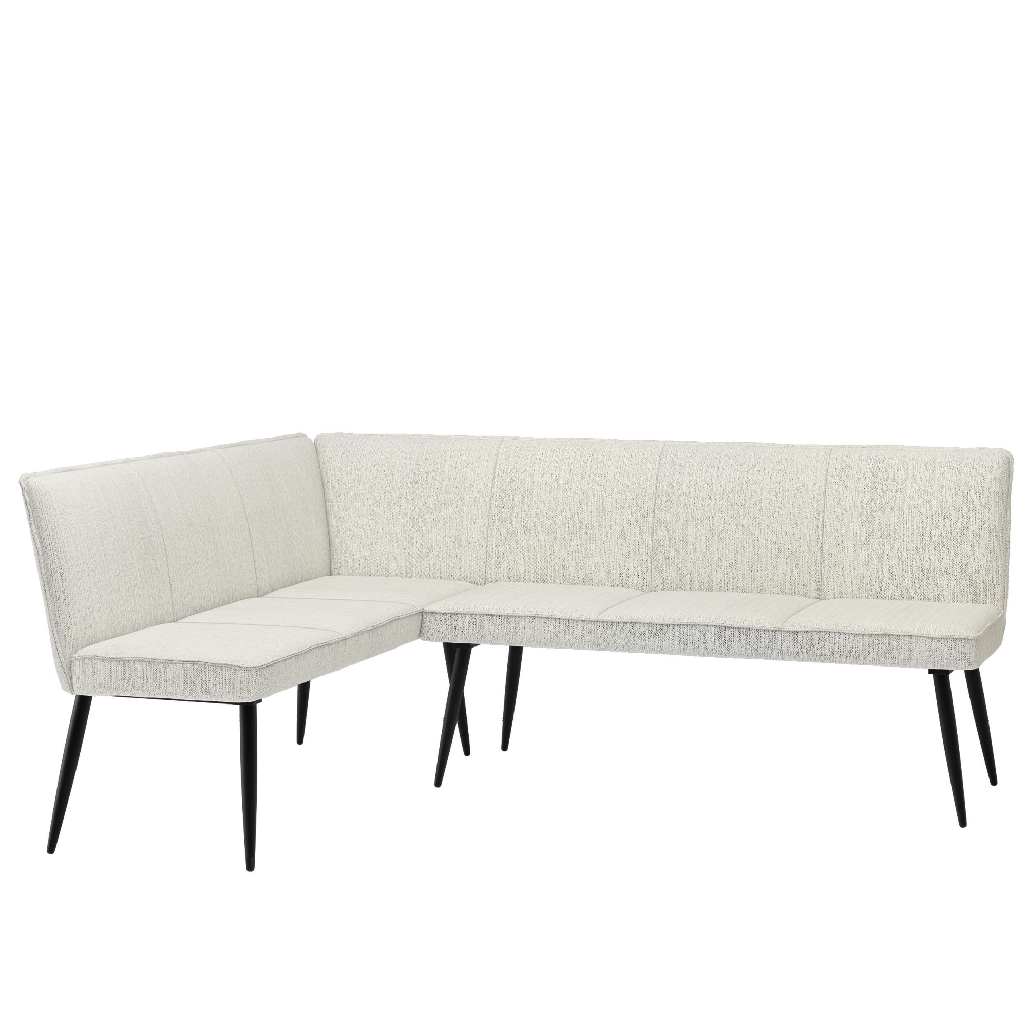 OTTO home Essbank "Ianna" schwarze Metallbeine, pflegeleichtem Webstoff Bezug, Breite 193 cm