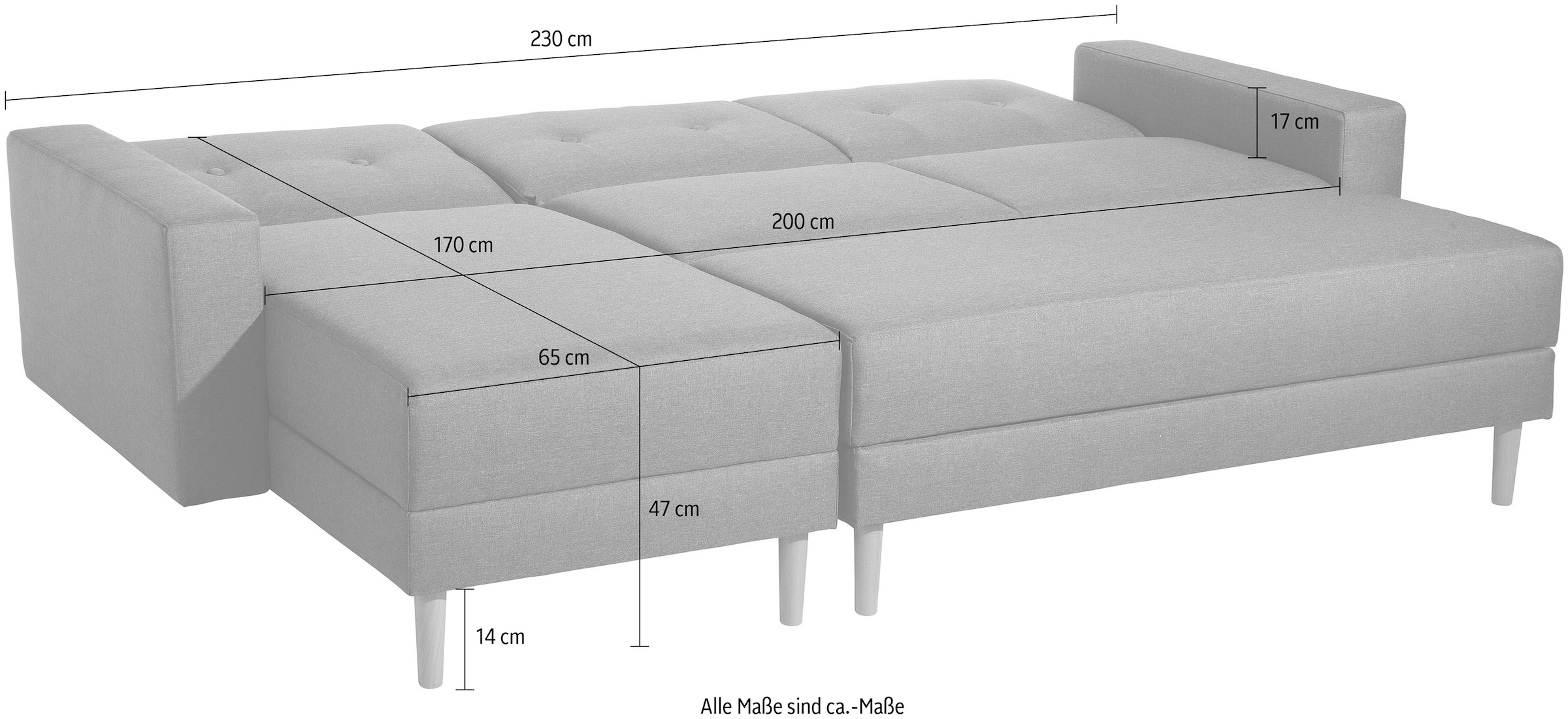 Max Winzer® Hocker »Just Chill«, mit Stauraum