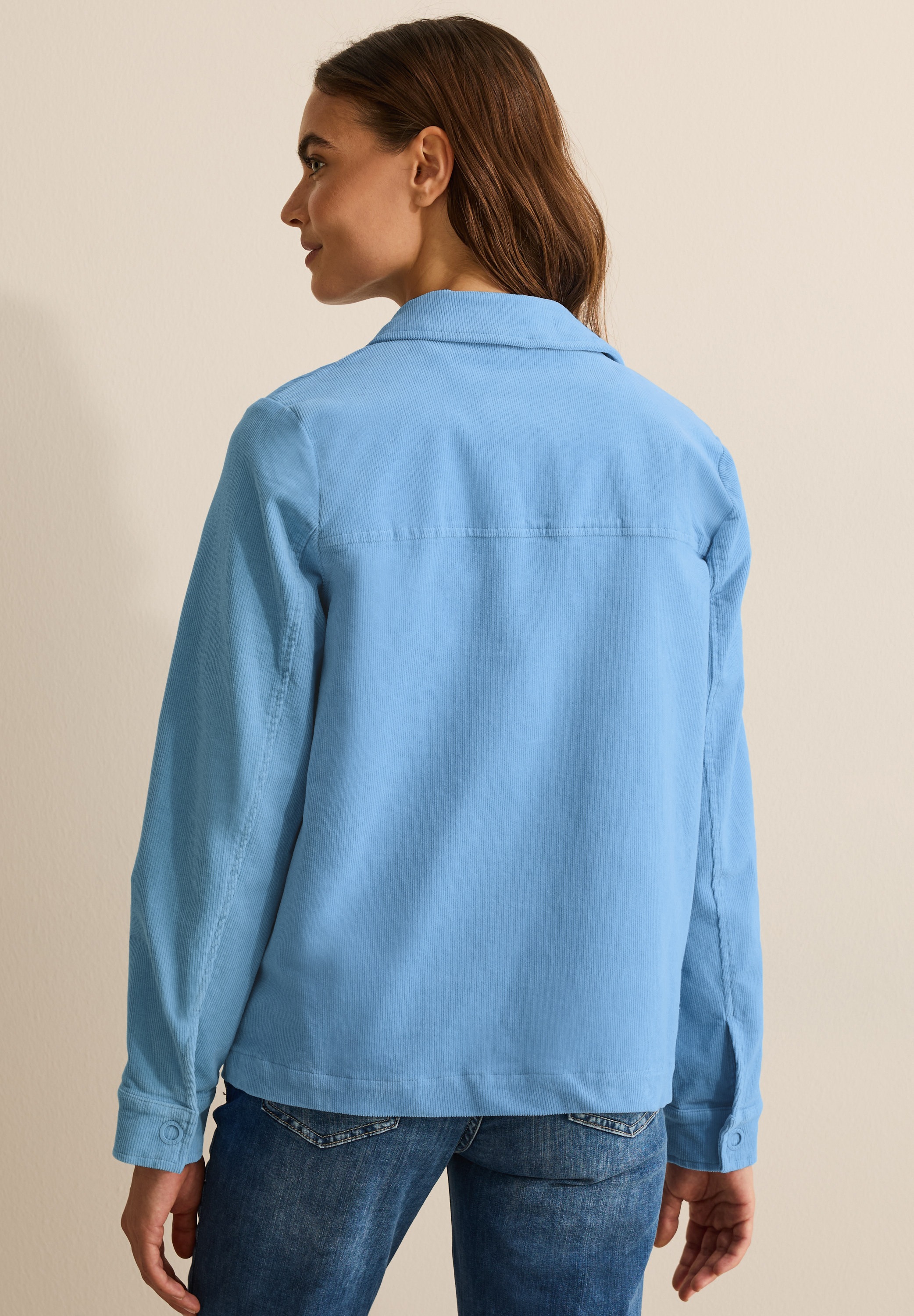 Cecil Cordjacke, ohne Kapuze, aus Baumwolle mit Stretchanteil
