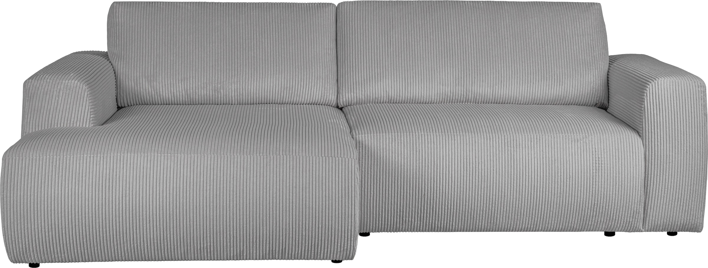 Home affaire Schlafsofa "Noord Schlafecksofa, Breite 250 cm" Cord, Struktur günstig online kaufen