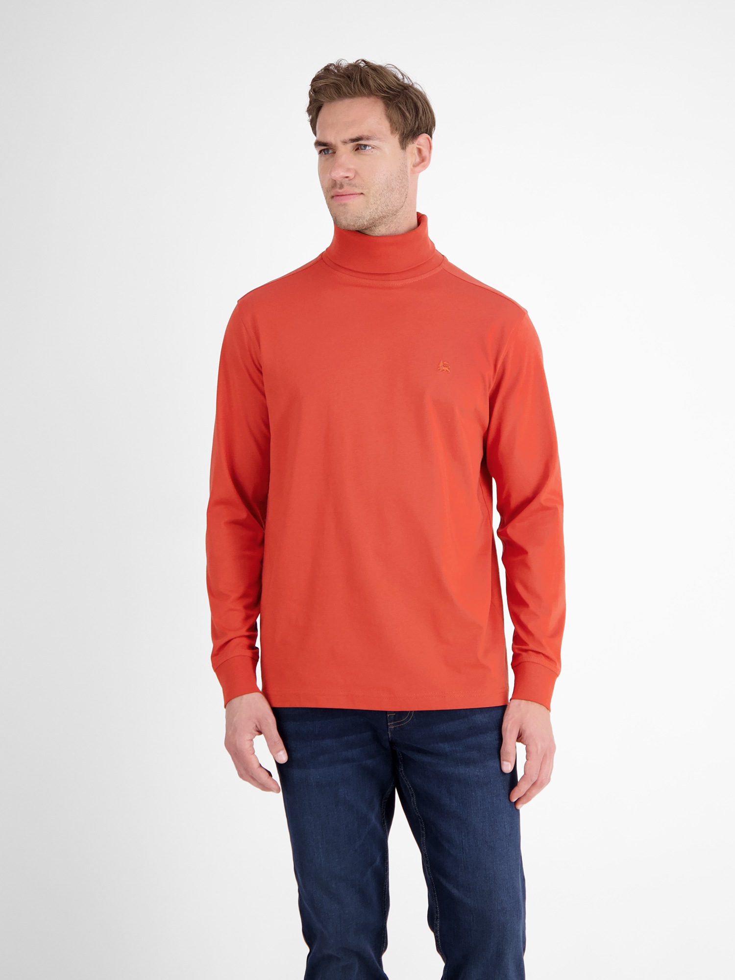 LERROS Sweatshirt "Rollkragenshirt aus weicher Baumwolle" günstig online kaufen