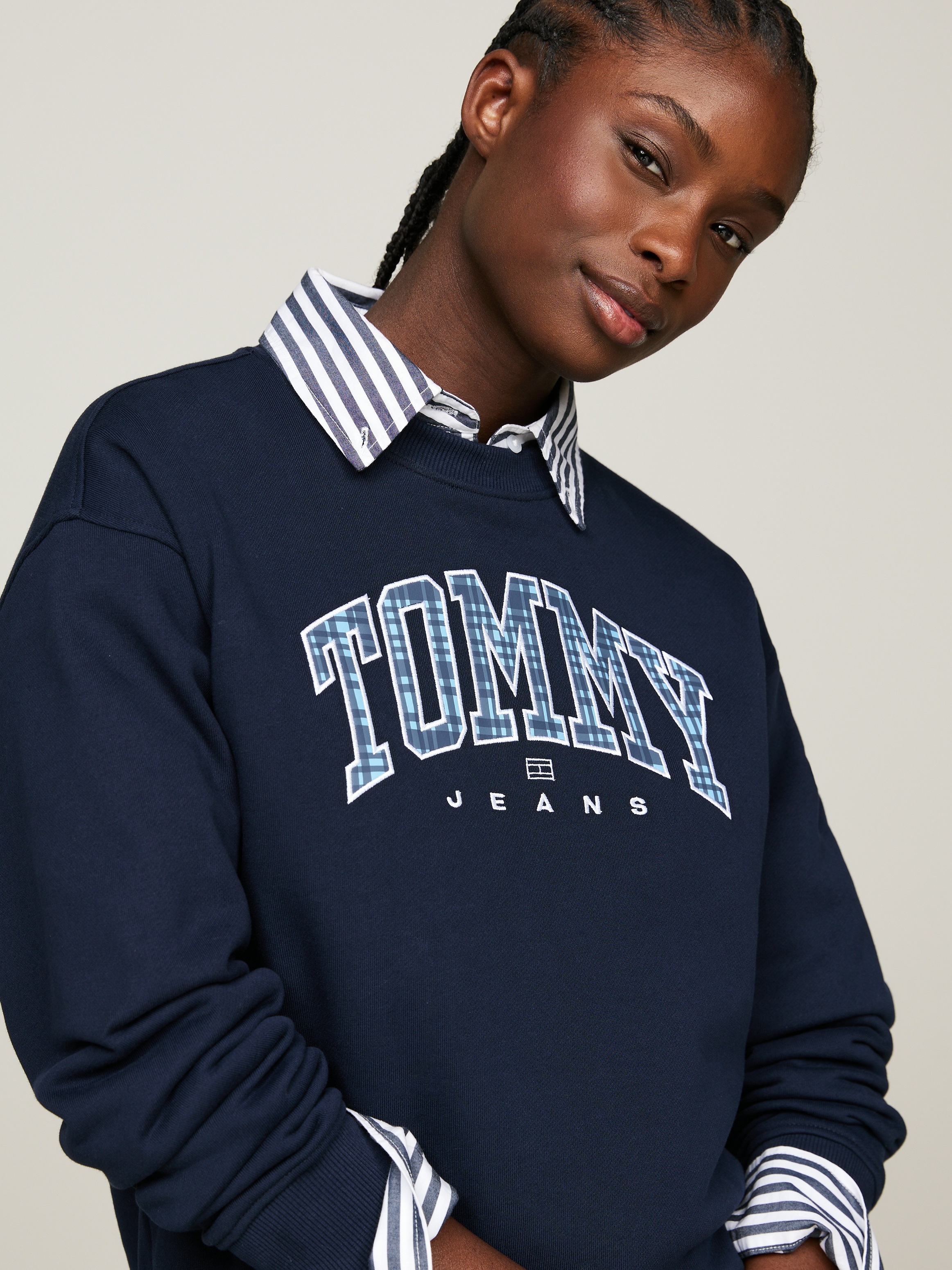 Tommy Jeans Curve Sweatshirt »TJW RLX PREP EXPLORER 1 CREW EXT«, Große Größen