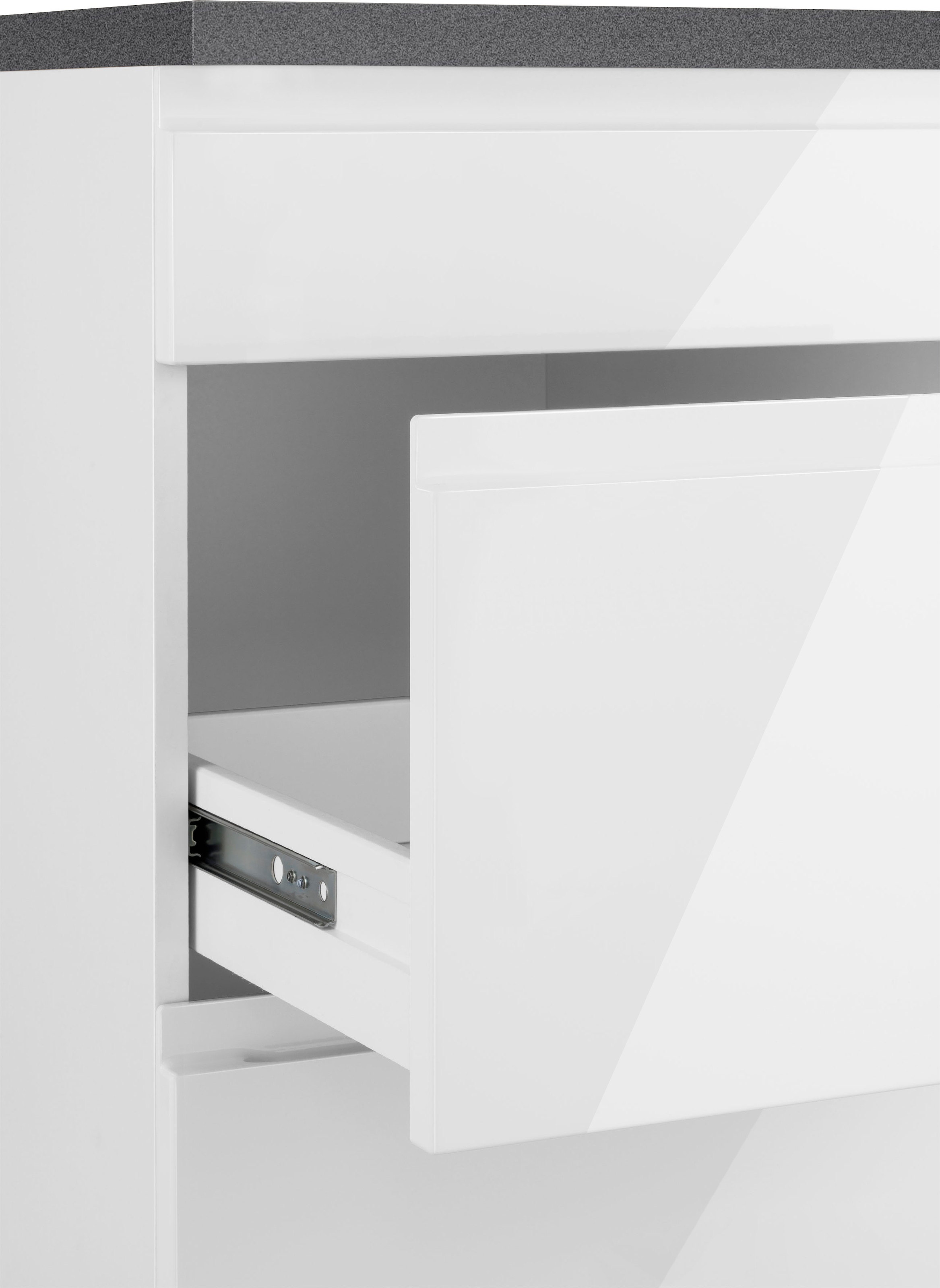 KOCHSTATION Winkelküche »KS-Virginia« Stellbreite 220/280 cm, wahlweise mit E-Geräten