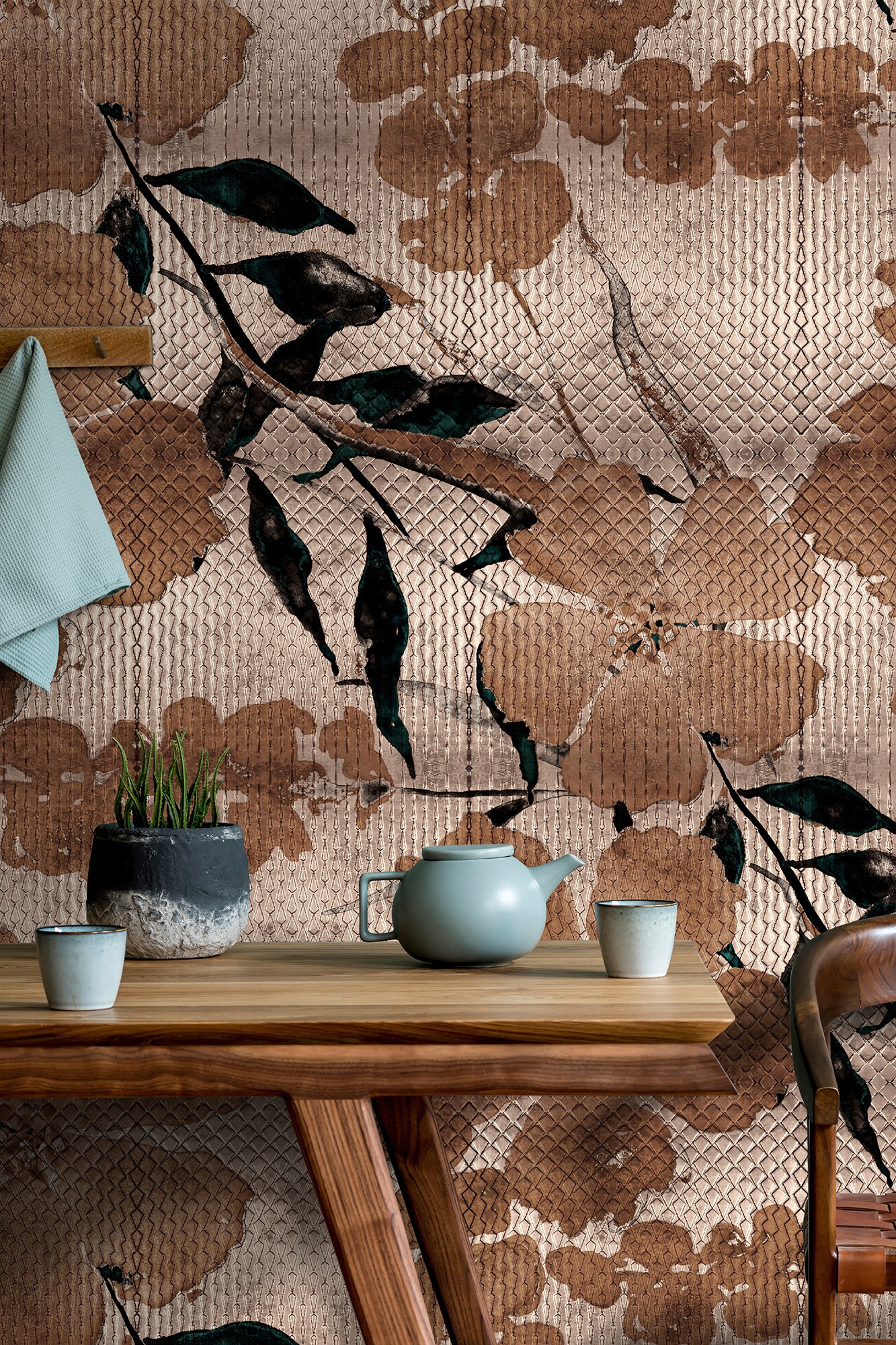 living walls Fototapete »Walls by Patel Odessa«, Blumen Fototapete odessa 4,00 m x 2,70 m 200 g Vlies Premium Tapete