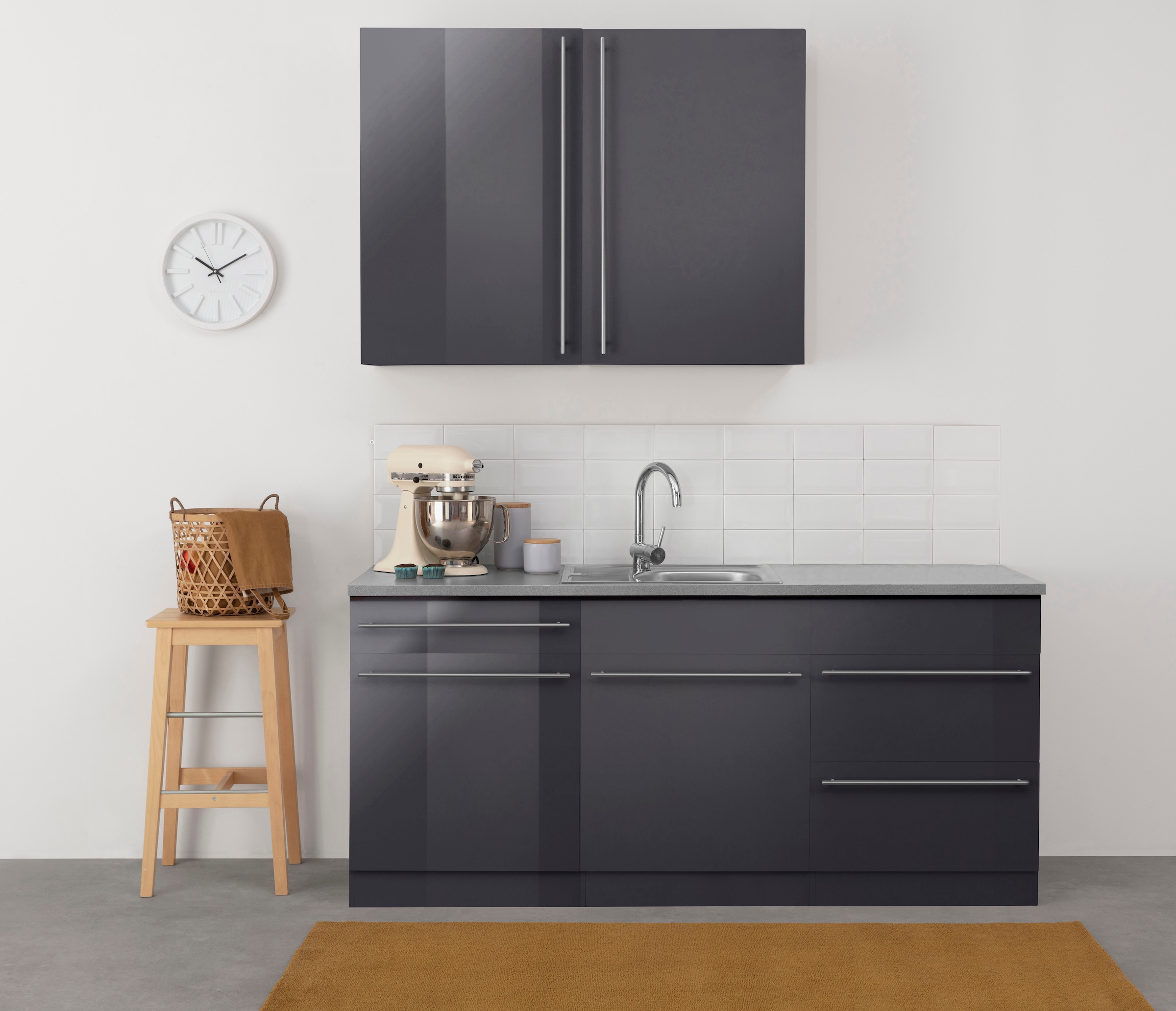 wiho Küchen Küche »Chicago«, wahlweise mit E-Geräten, Breite 180 cm