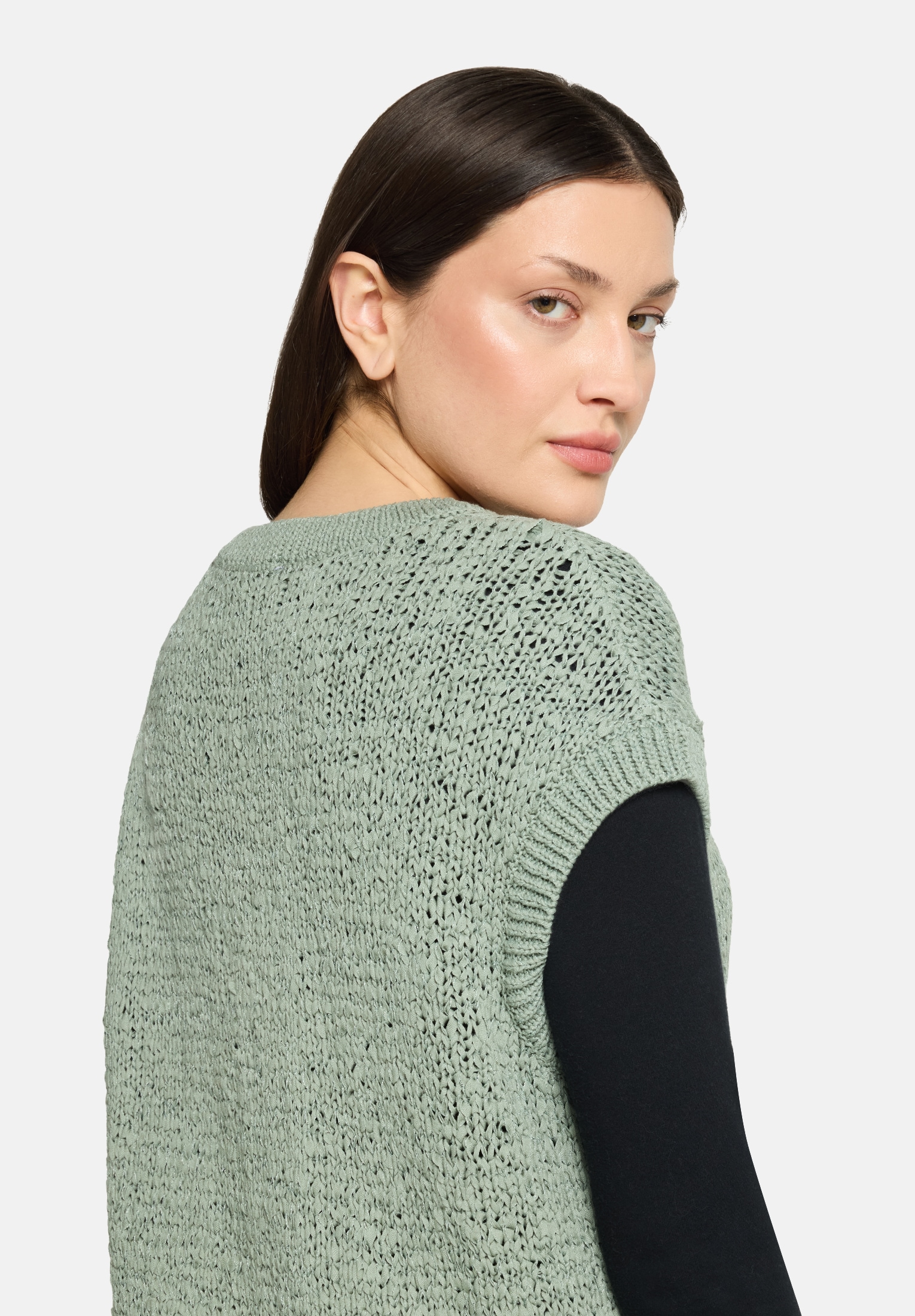 Betty&Co Stricktop »Damen mit Rundhalsausschnitt«