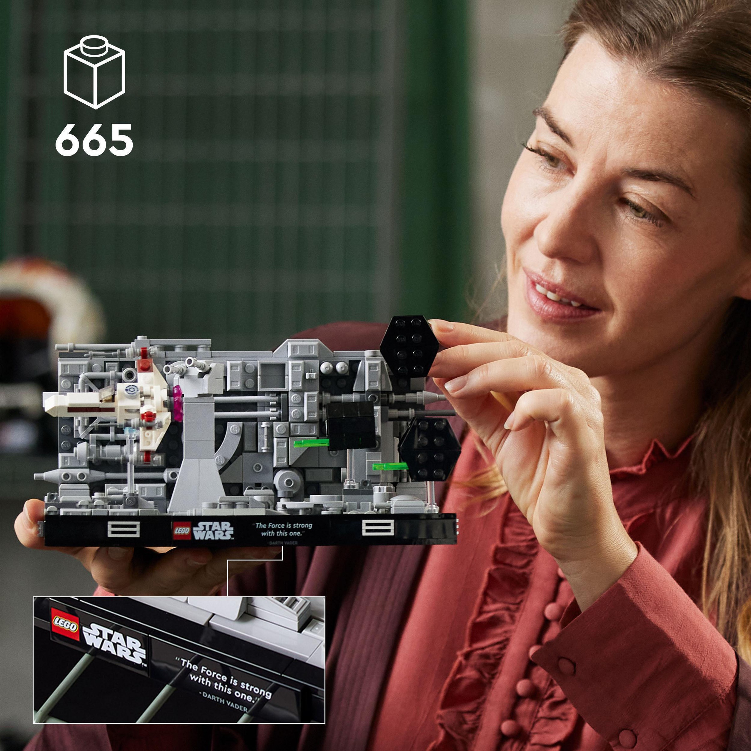 LEGO® Konstruktionsspielsteine »Death Star™ Trench Run Diorama (75329), LEGO® Star Wars™«, (665 St.), Made in Europe