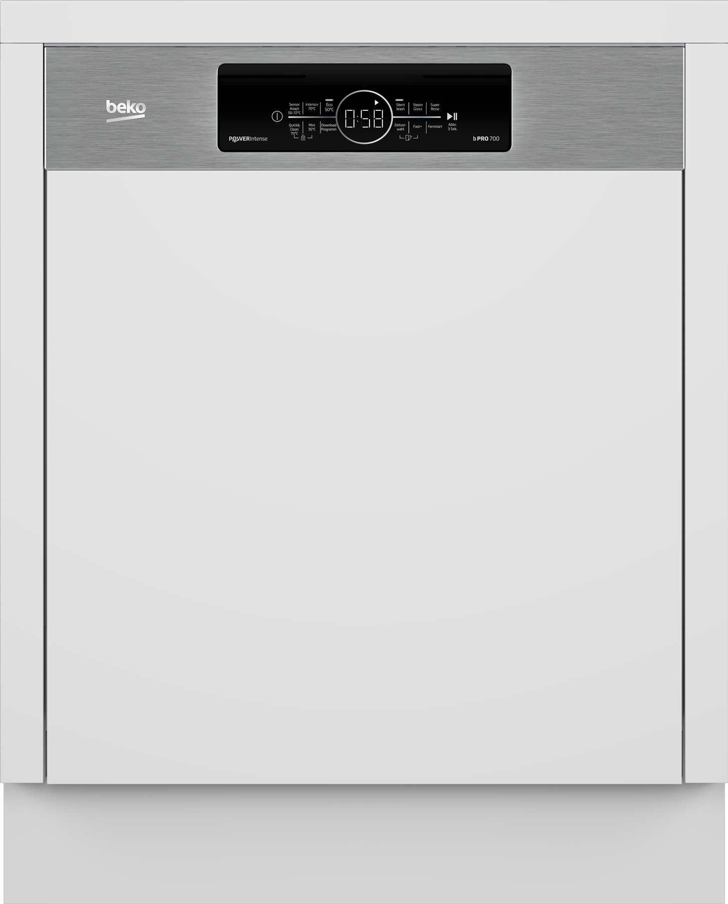 BEKO teilintegrierbarer Geschirrspüler "BDSN36561XP" 8,9 l 15 tlg. Maßgedec günstig online kaufen