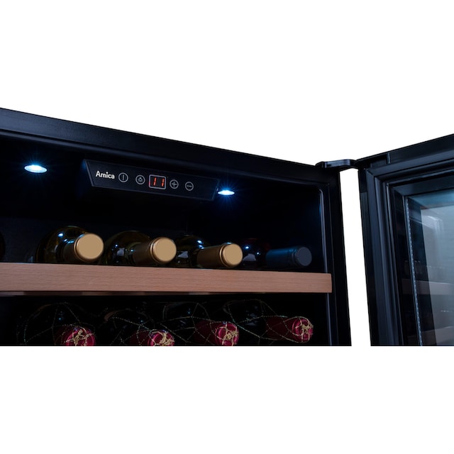 Amica Einbauweinkühlschrank »WK 341 210 S«, für 40 Standardflaschen á 075l,  LED-Beleuchtung | BAUR