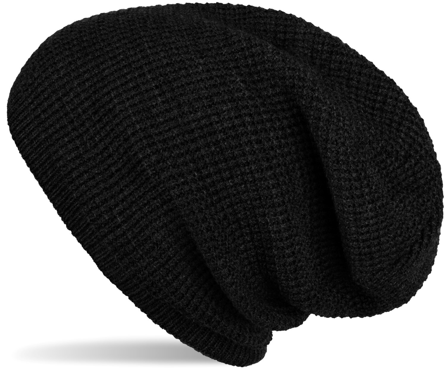 styleBREAKER Strickmütze "Strick Beanie Mütze mit Karo Strickmuster" 1 Stk.