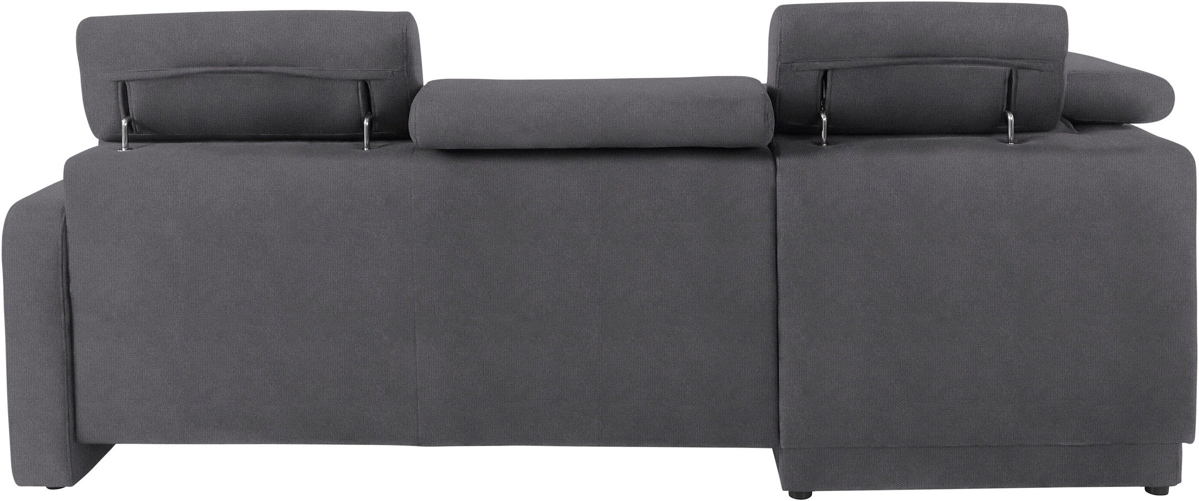sit&more Ecksofa »Bologna L-Form«, Kopfteilverstellung, wahlweise mit Bettfunktion und Schubkasten