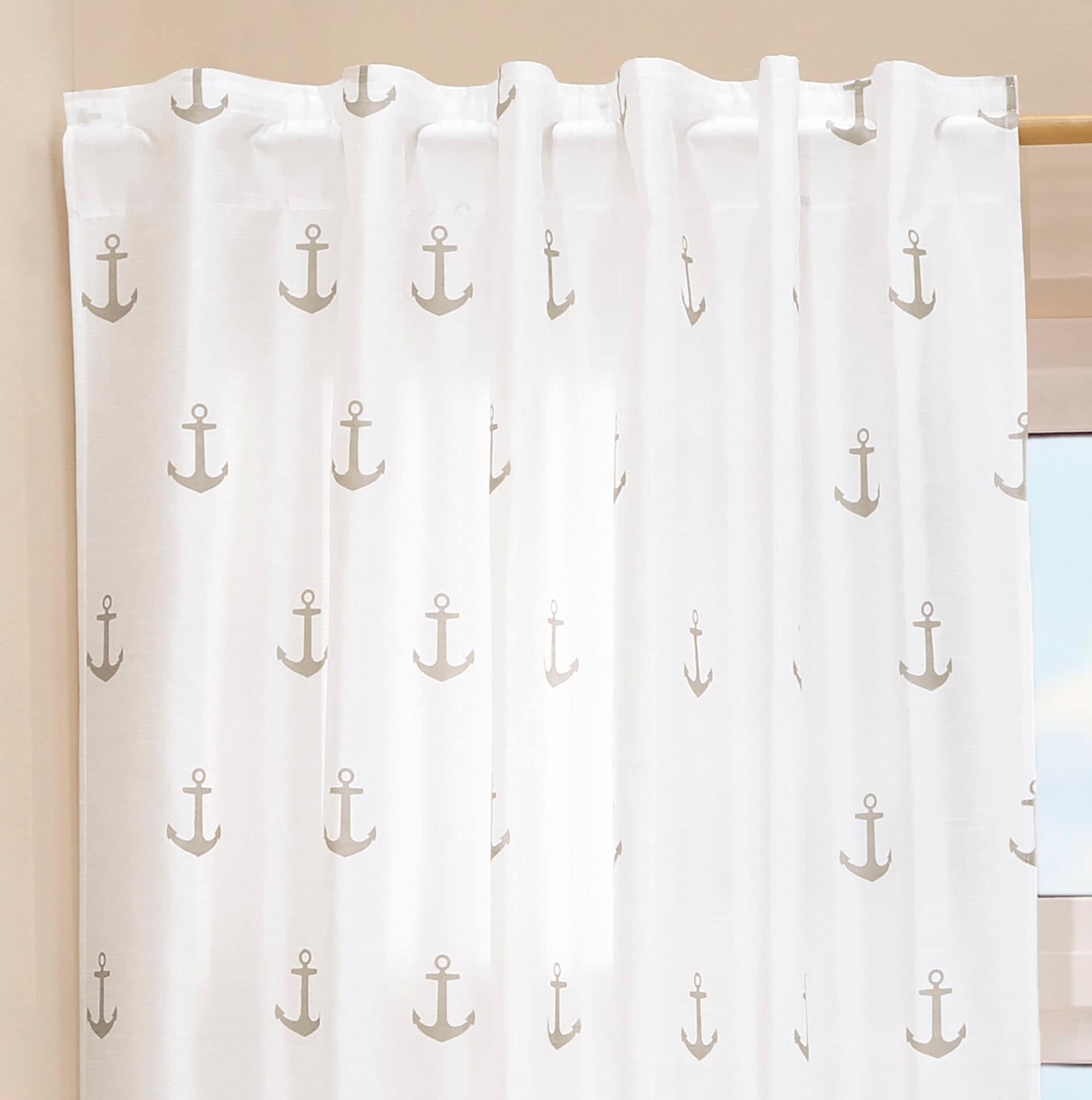 Delindo Lifestyle Gardine »ANKER« (1 St.) su Anker-Motiv...