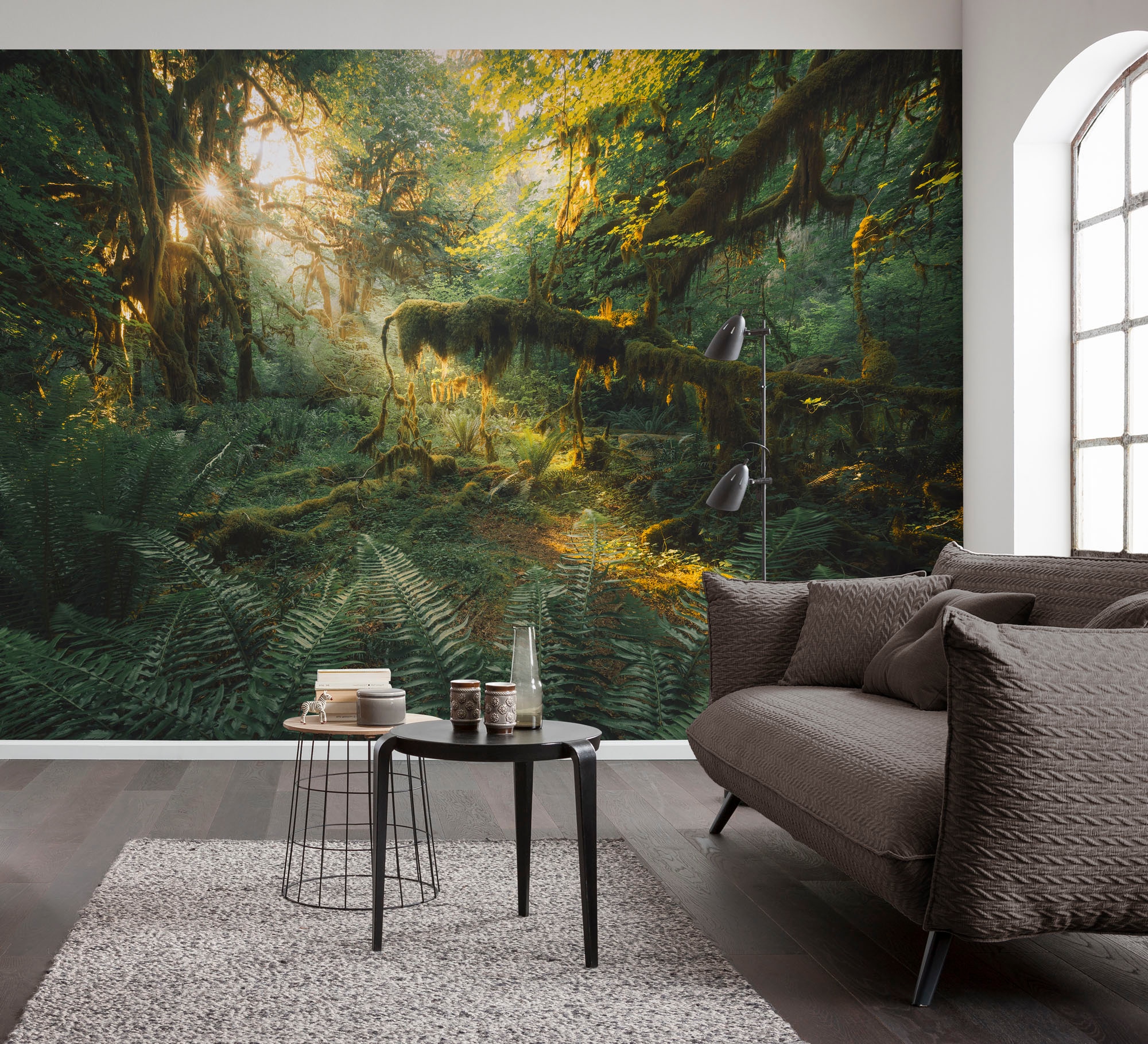 Fototapete »Digitaldruck Vlies - Hall of Mosses - Größe 400 x 250 cm«, bedruckt,...