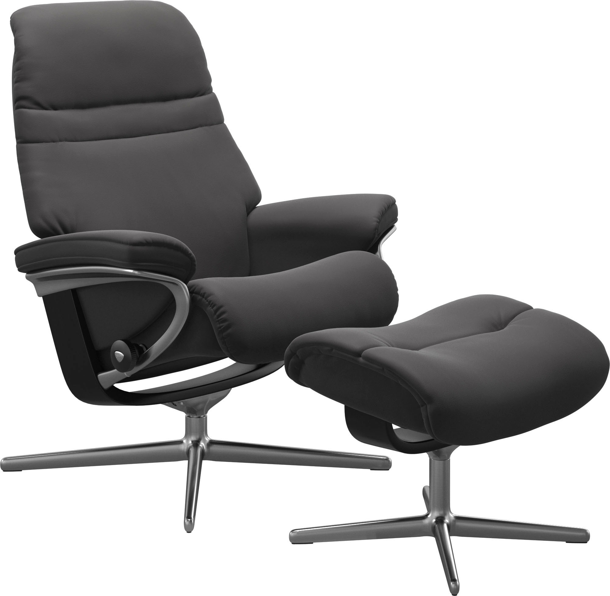 Stressless® Relaxsessel »Sunrise«, mit Cross Base, Größe S, M & L, Holzakzent Schwarz