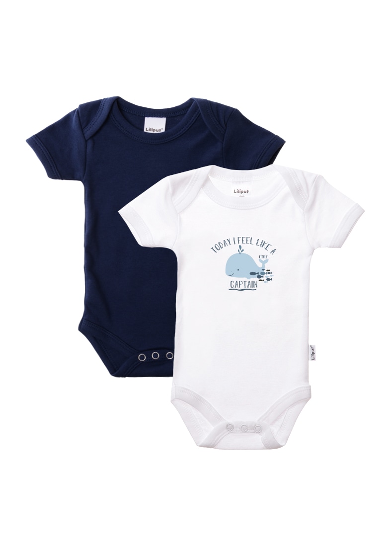 bestellen mit BAUR niedlichem | »Whale online Liliput Body Frontprint Captain«,