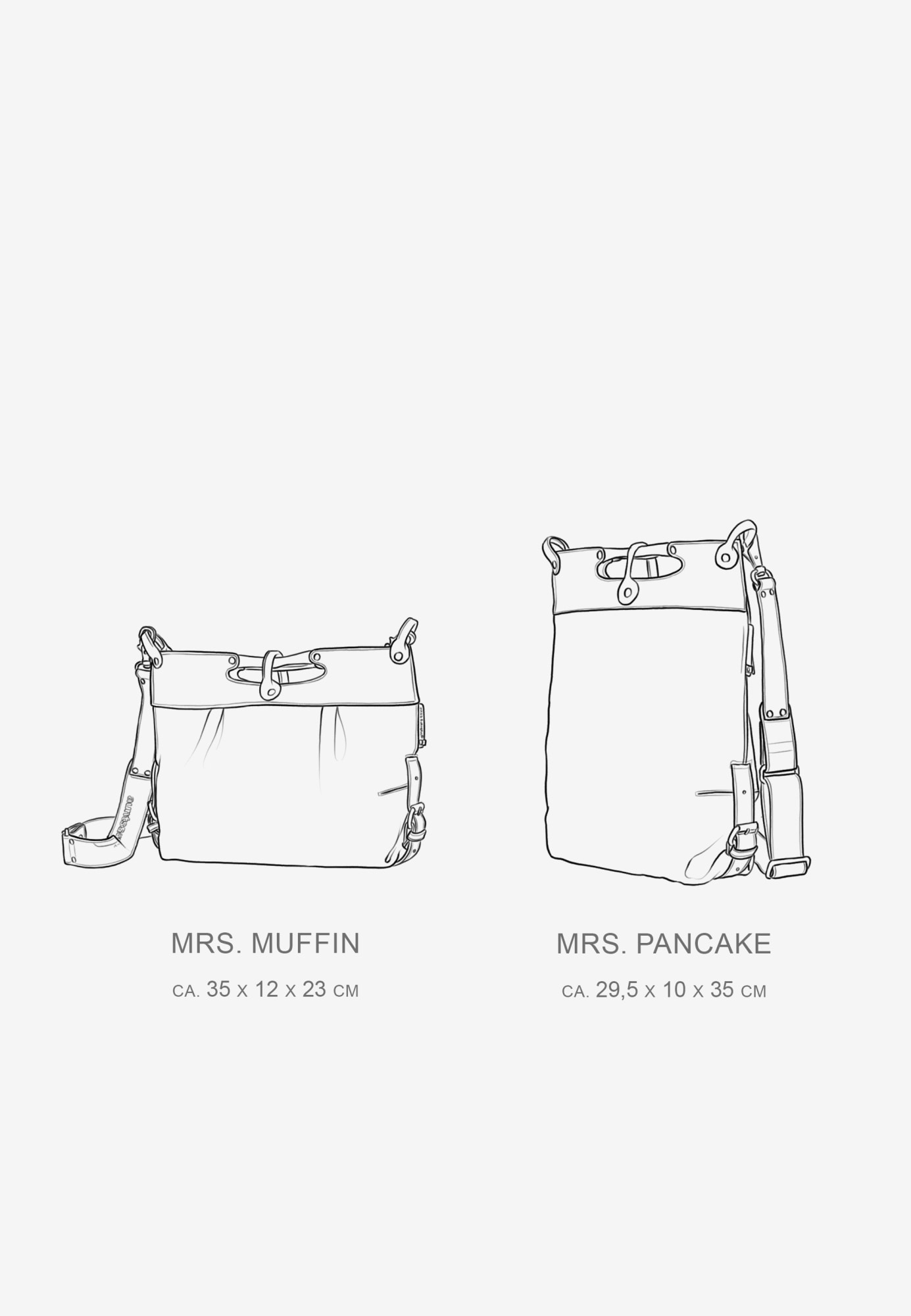 aunts & uncles Umhängetasche »Umhängetasche Mrs. Pancake«