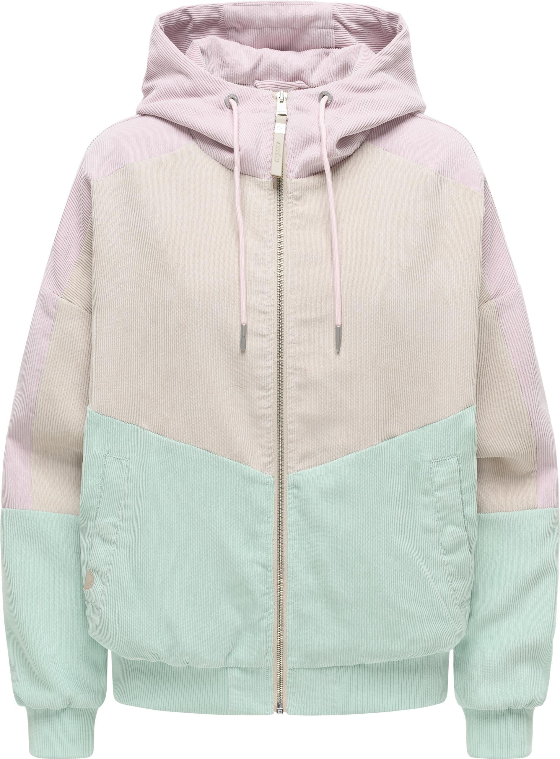 Ragwear Cordjacke "Queny Cordy" mit Kapuze Jacke in Feinkord-Optik mit vers günstig online kaufen