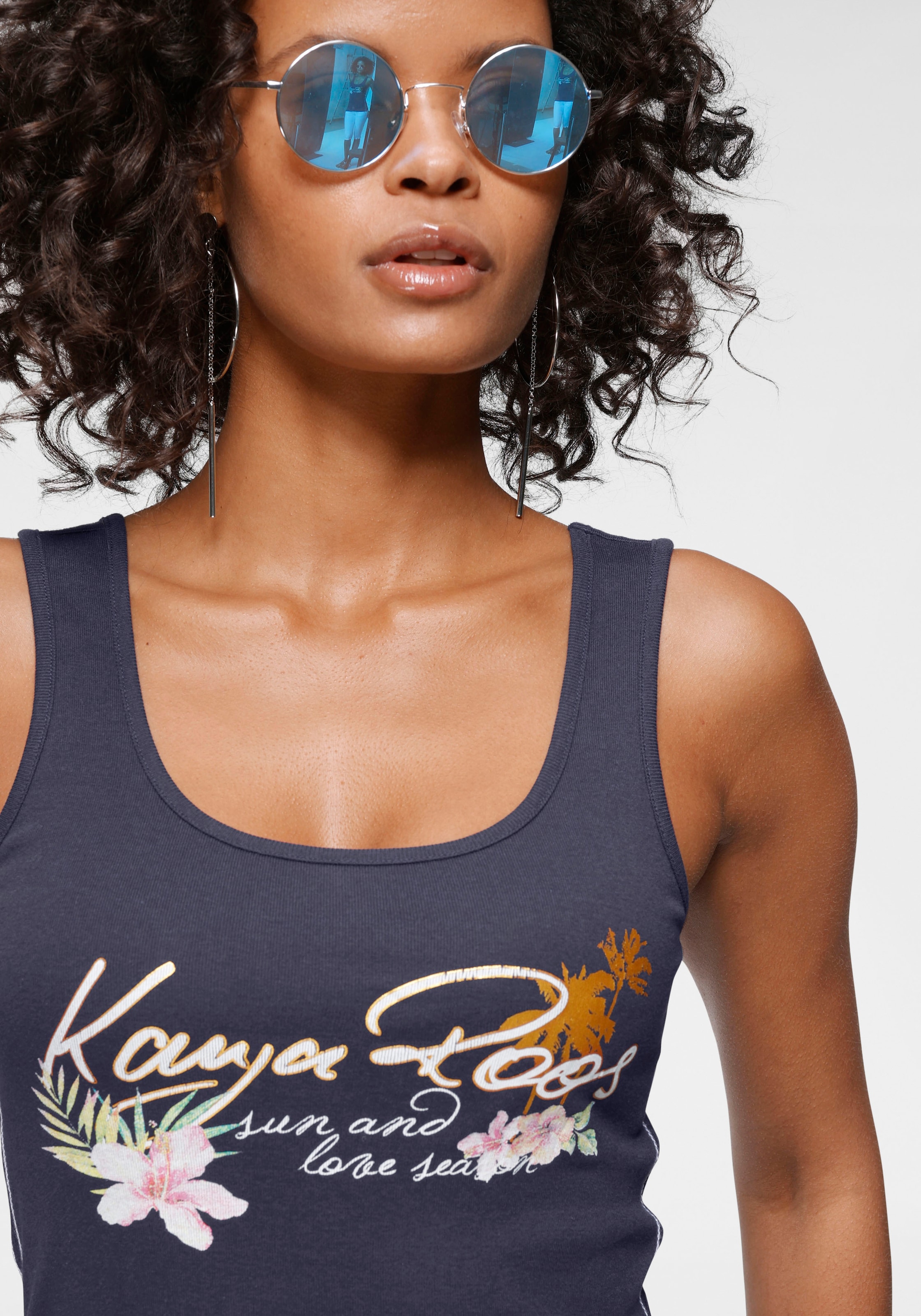 KangaROOS Tanktop, mit femininem Frontdruck