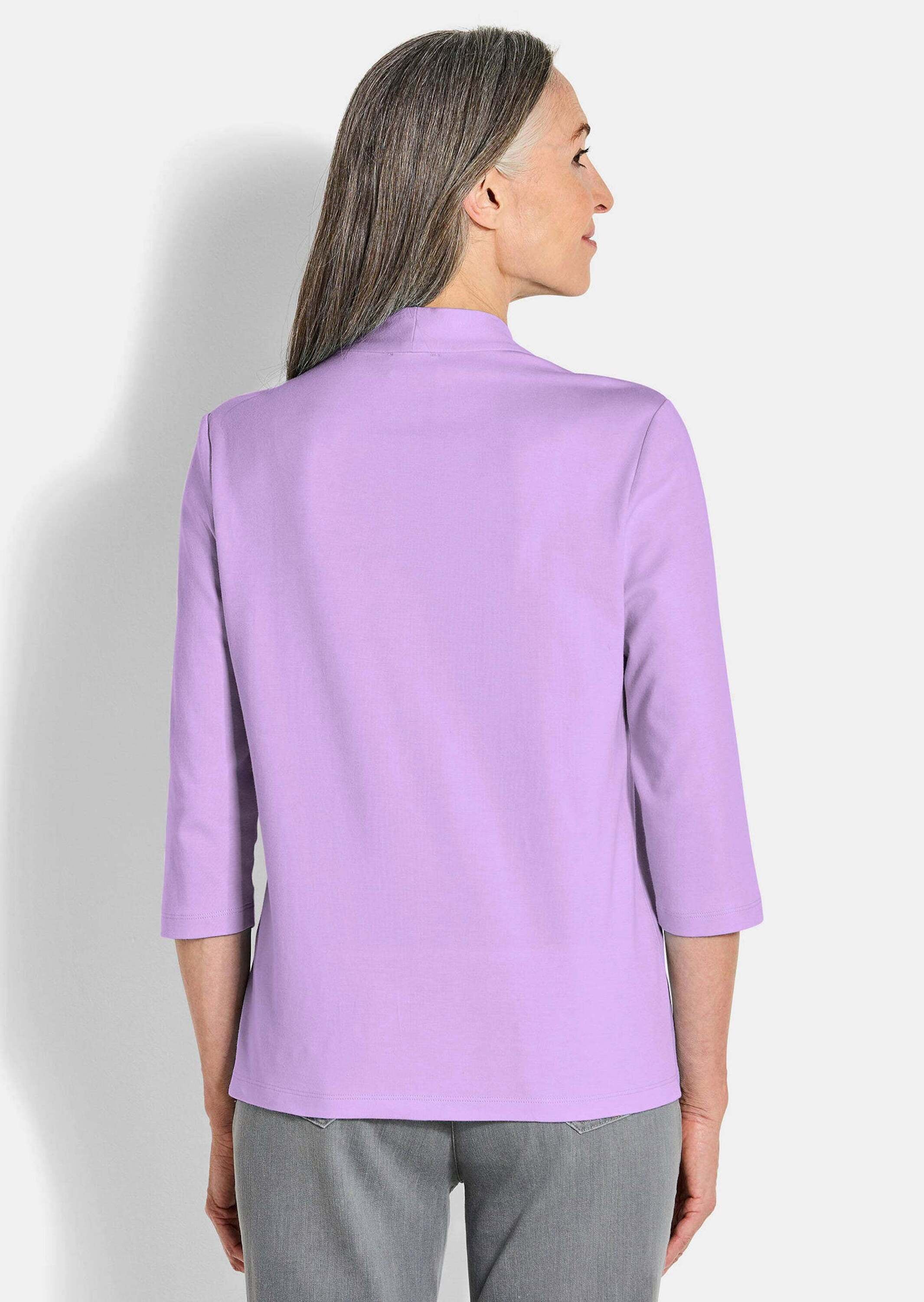GOLDNER Kurzarmshirt »Kurzgröße Basic-Shirt aus Interlock-Jersey«