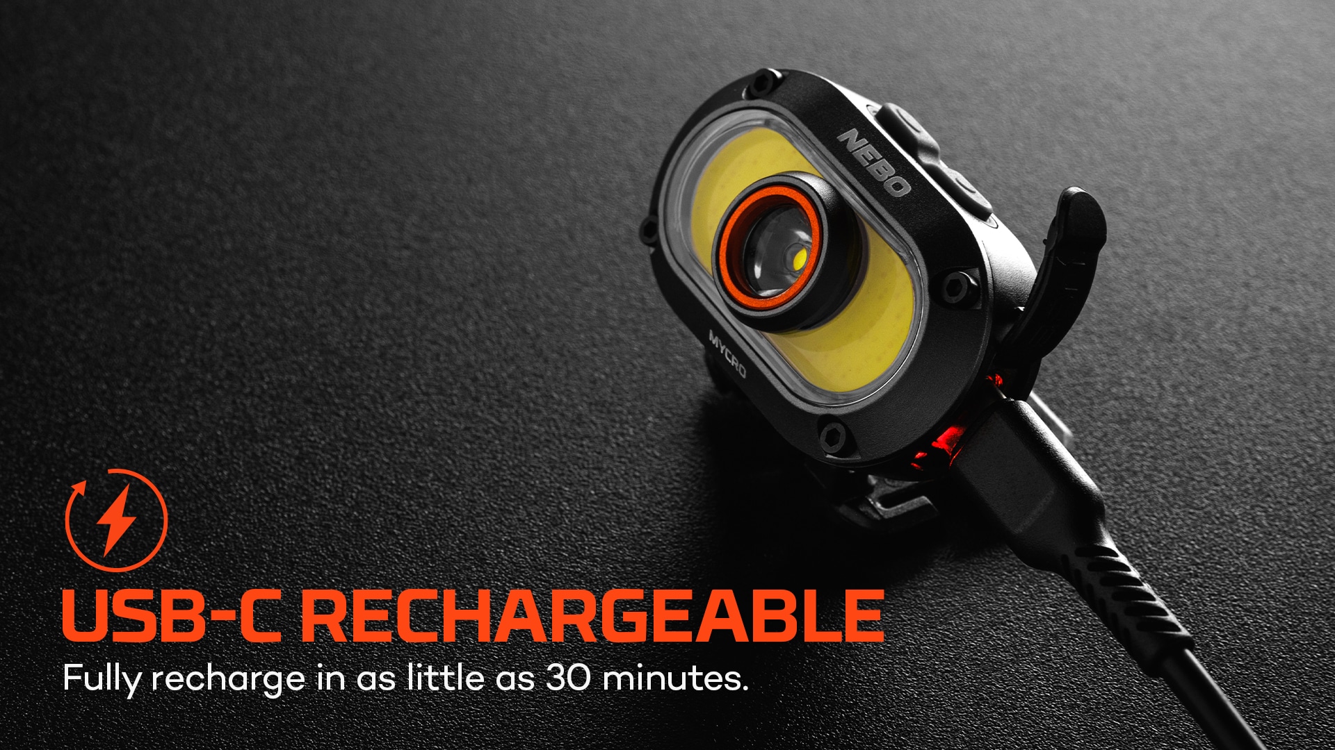 NEBO LED Taschenlampe »Nebo MYCRO 550+« Set, Stirnlampe inkl. Ladekabel, Strinband, 3 Stk. tlg.