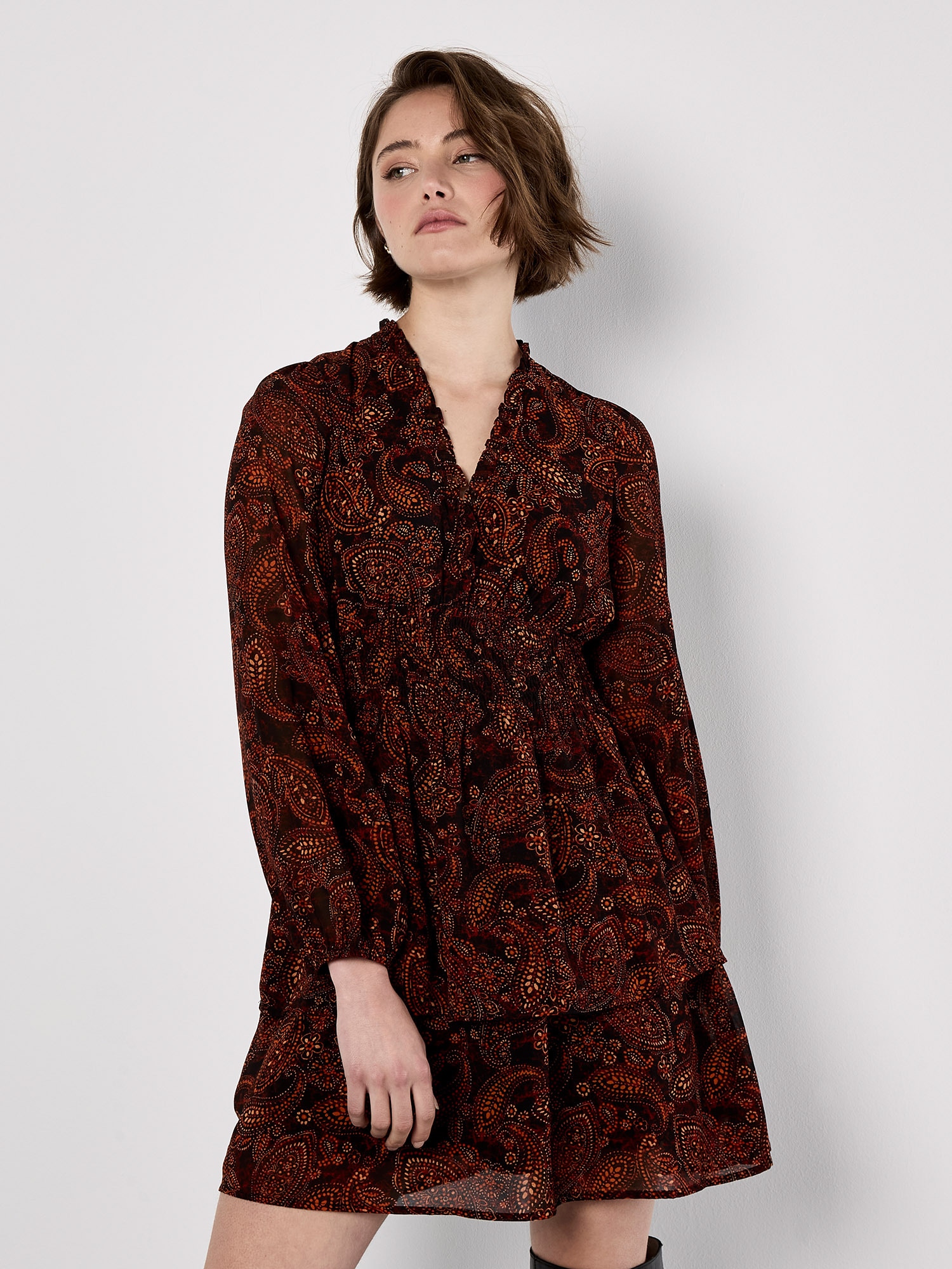 Apricot Druckkleid »Druckkleid« mit Batik-Paisley-Muster