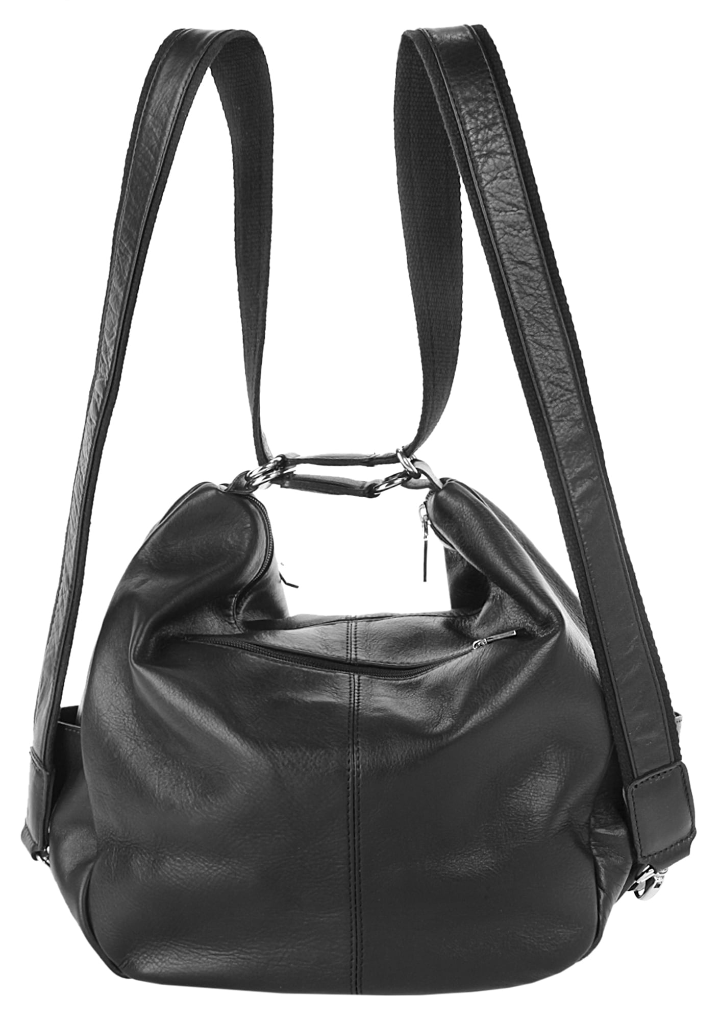 Cluty Laptoprucksack, echt Leder, Made in Italy