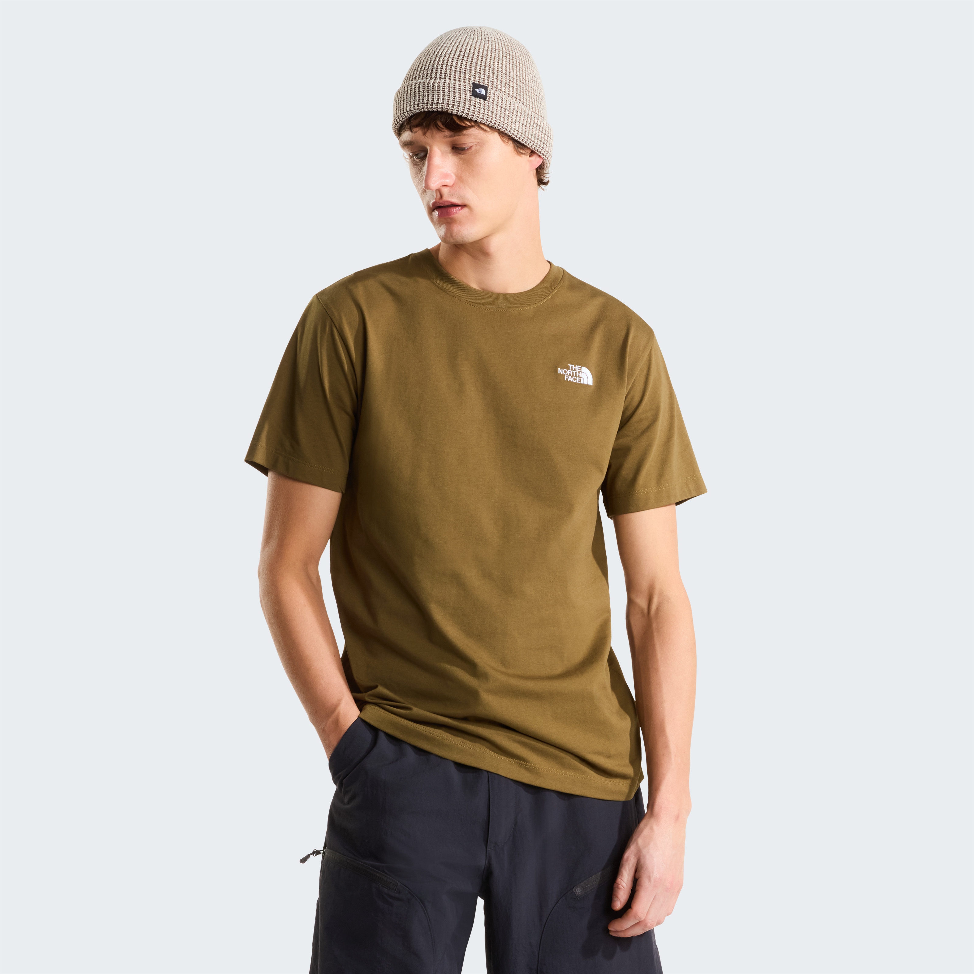 The North Face T-Shirt "M EVOLUTION SIMPLE DOME REGULAR SHORT SL" normale Passform, Kurzarm, für den Alltag, aus Baumwolle