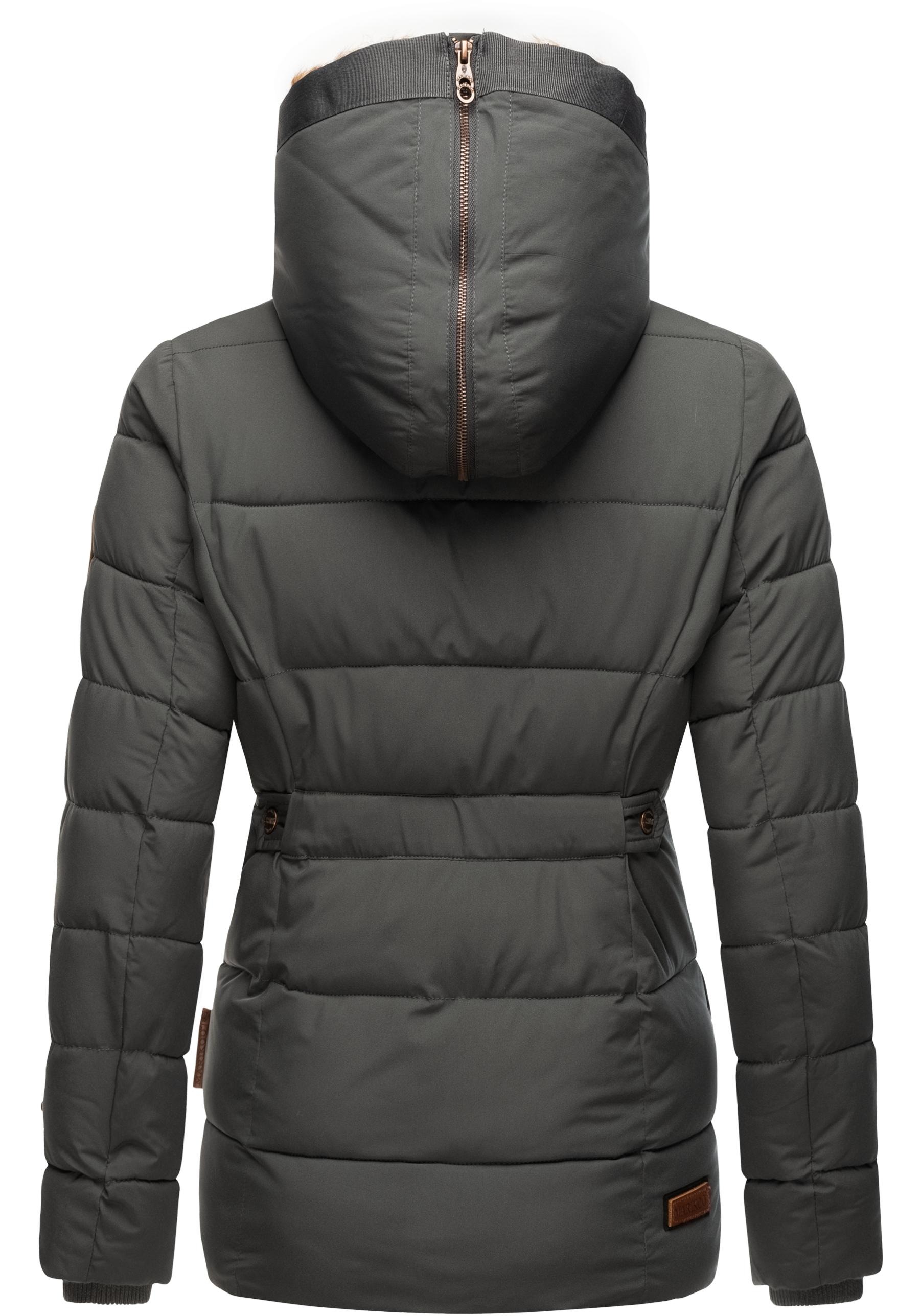 Marikoo Winterjacke »Nekoo«, mit Kapuze, stylische Damen Steppjacke mit großer Kapuze