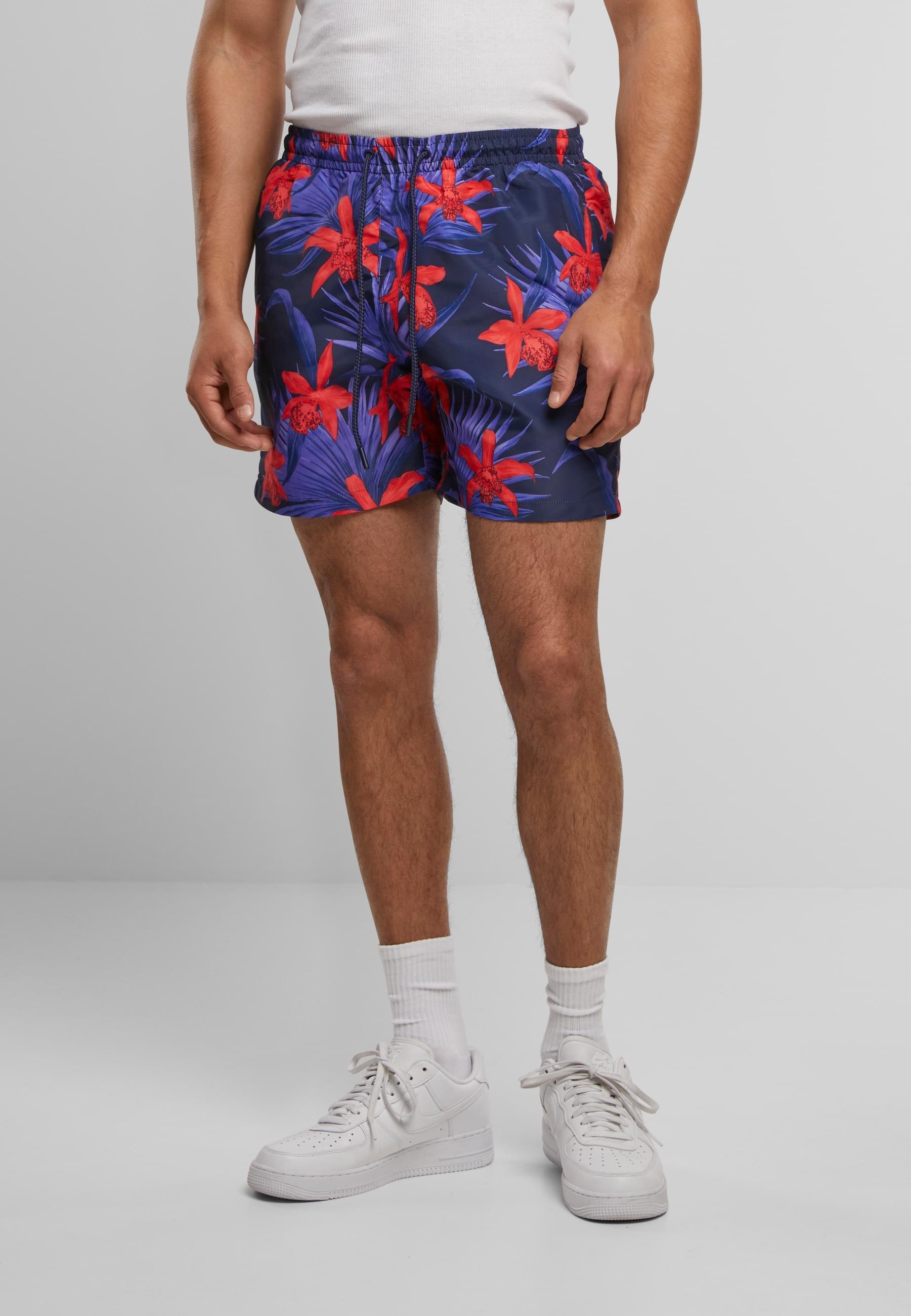 URBAN CLASSICS Badeshorts »Urban Classics Herren Pattern Swim Shorts«