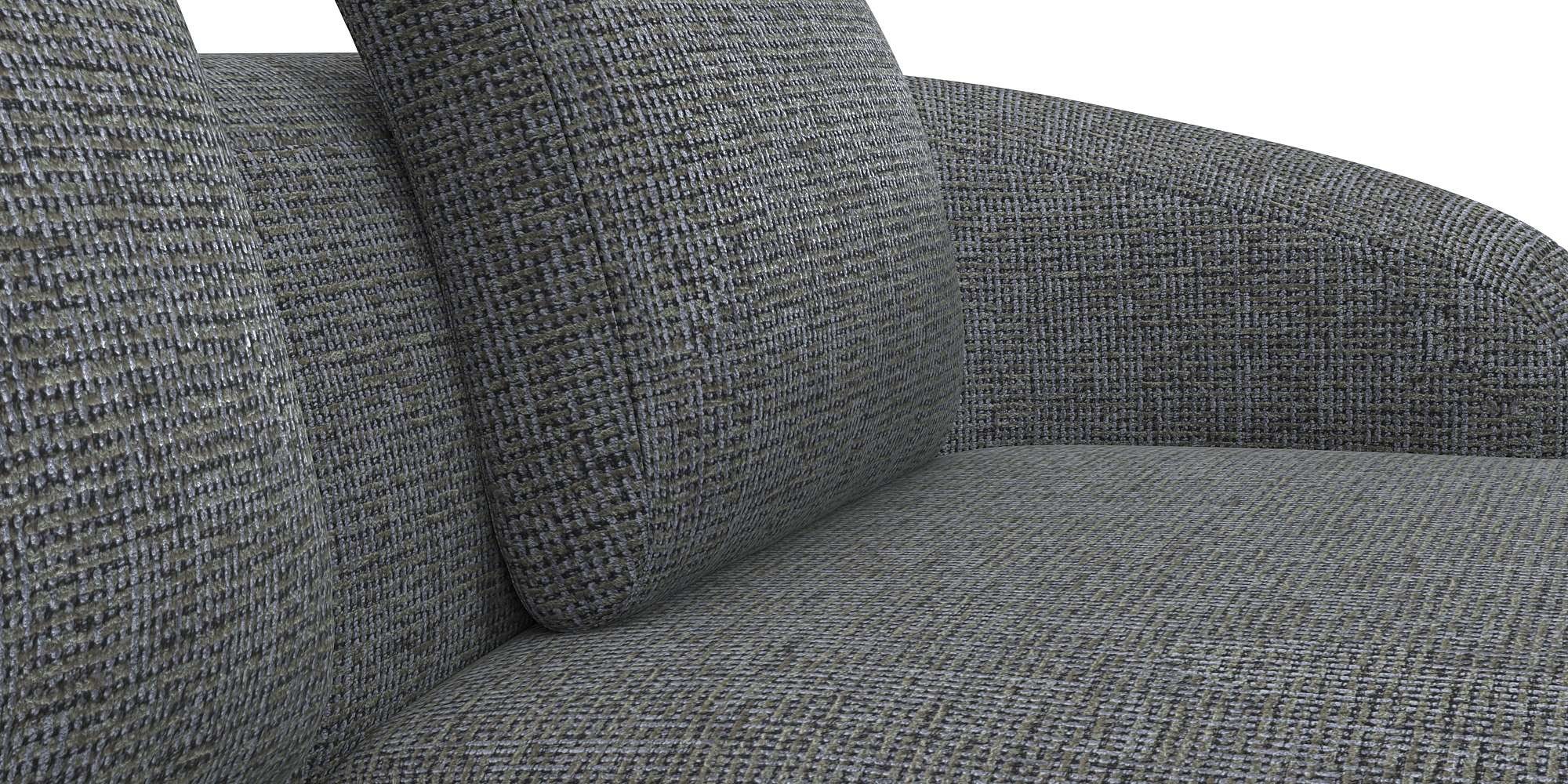 FLEXLUX Wohnlandschaft »Torino, rund, L-Form, Sofa-Ecke mit Recamiere, Longchair-Sofa«, Modernes, organisches Sofa-Design, Kaltschaum, Wellenunterfederung