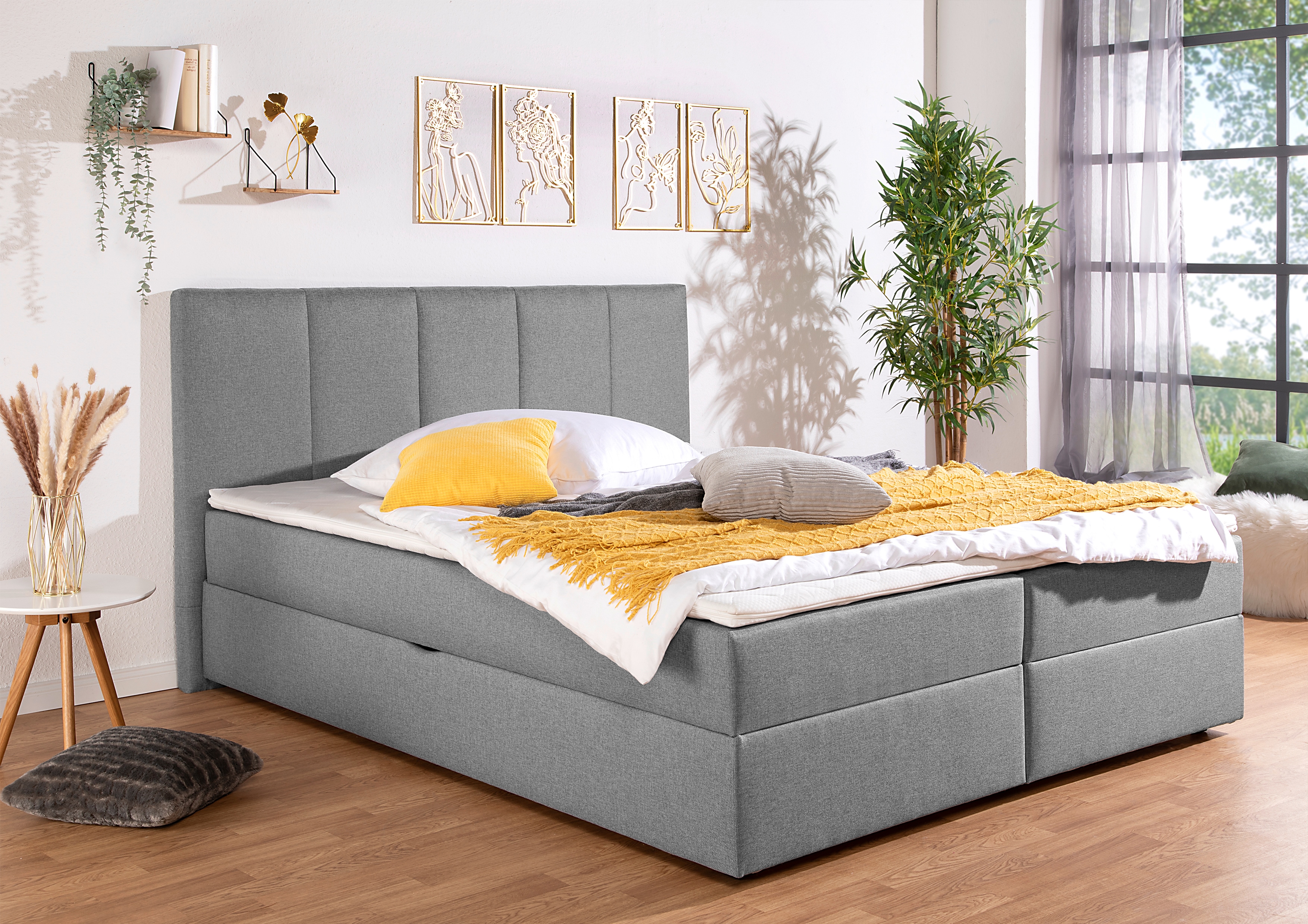 Home affaire Boxbett "Fidan" wahlweise mit Bettkasten, in H2, H3 & H4 erhältilich